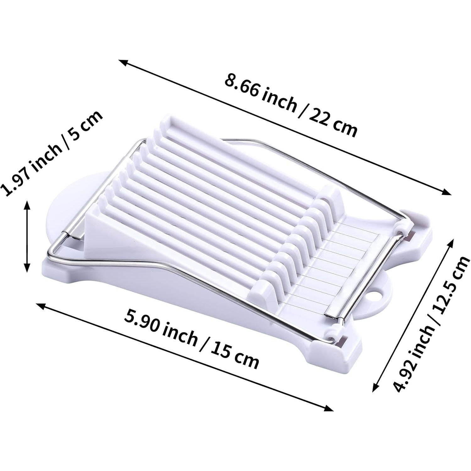 Cortadores de Carne y Huevos Zxmissu - 2 Piezas, Acero Inoxidable