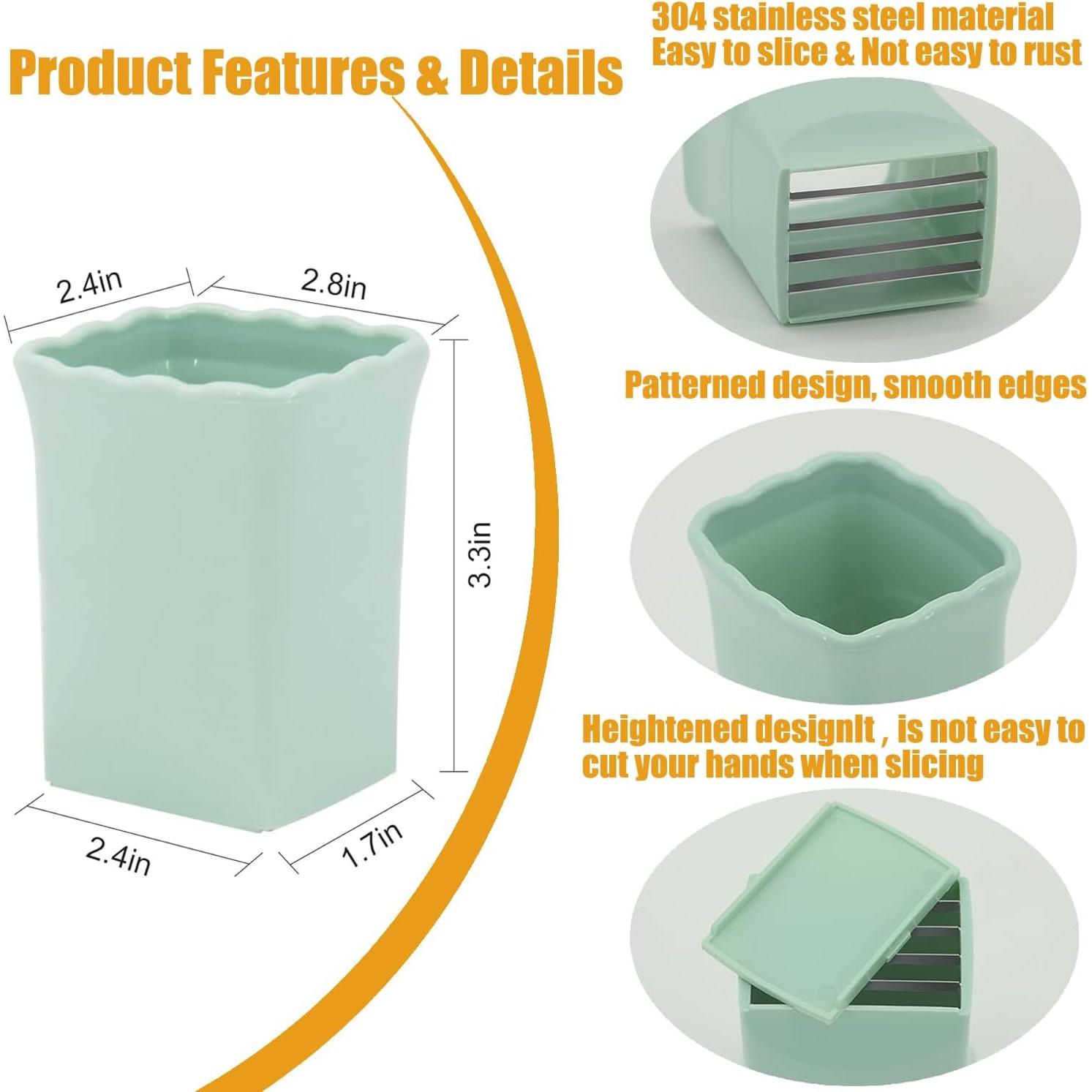 Cortadores de Frutas GZMAISULEE - 2 Piezas Acero Inoxidable