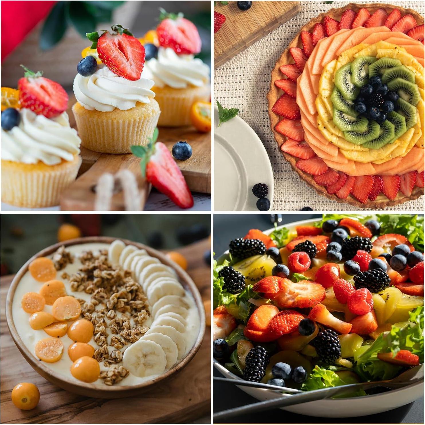 Cortadores de Frutas GZMAISULEE - 2 Piezas Acero Inoxidable