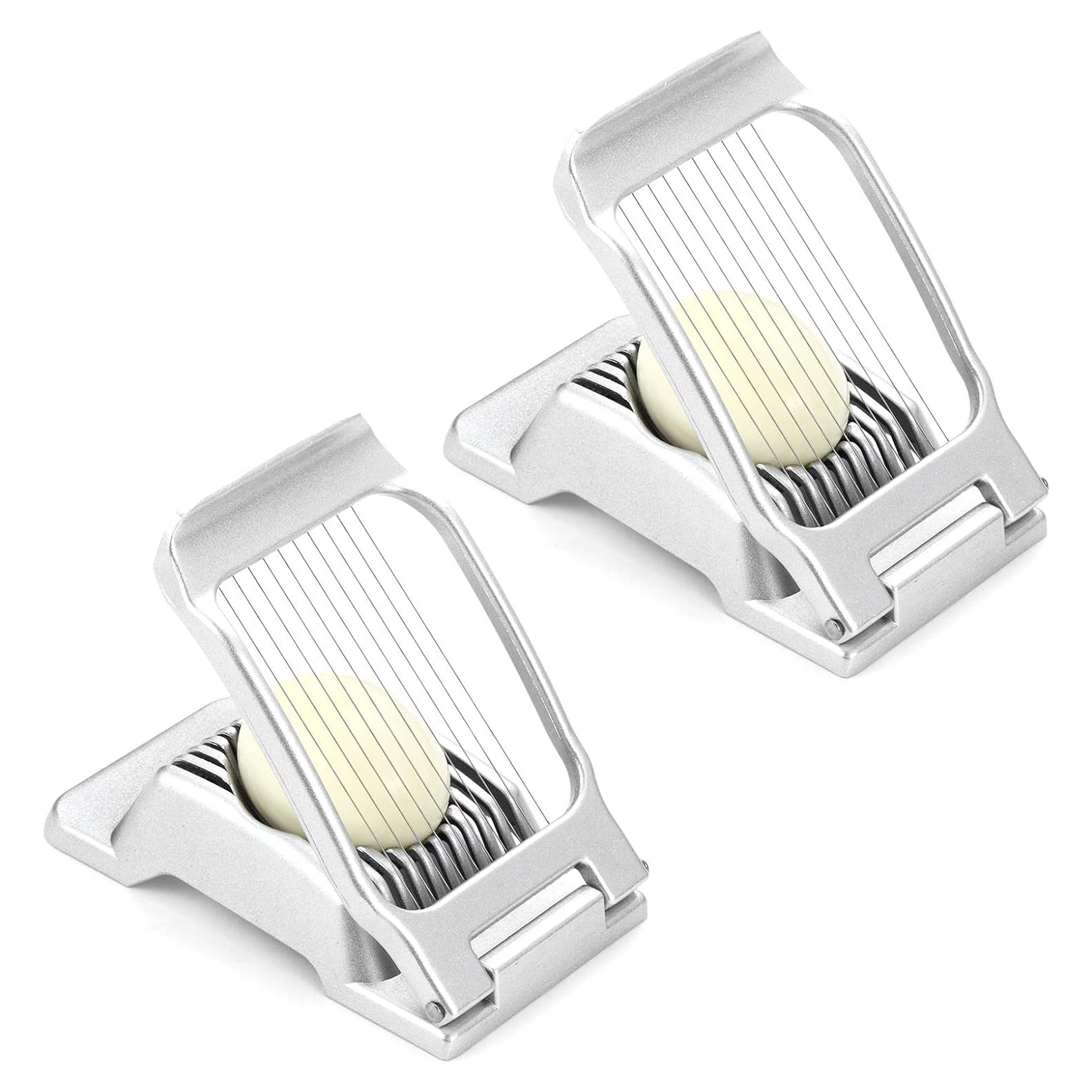 Cortador de Huevos y Frutas KABUDA - 2 Paquetes, Acero Inoxidable