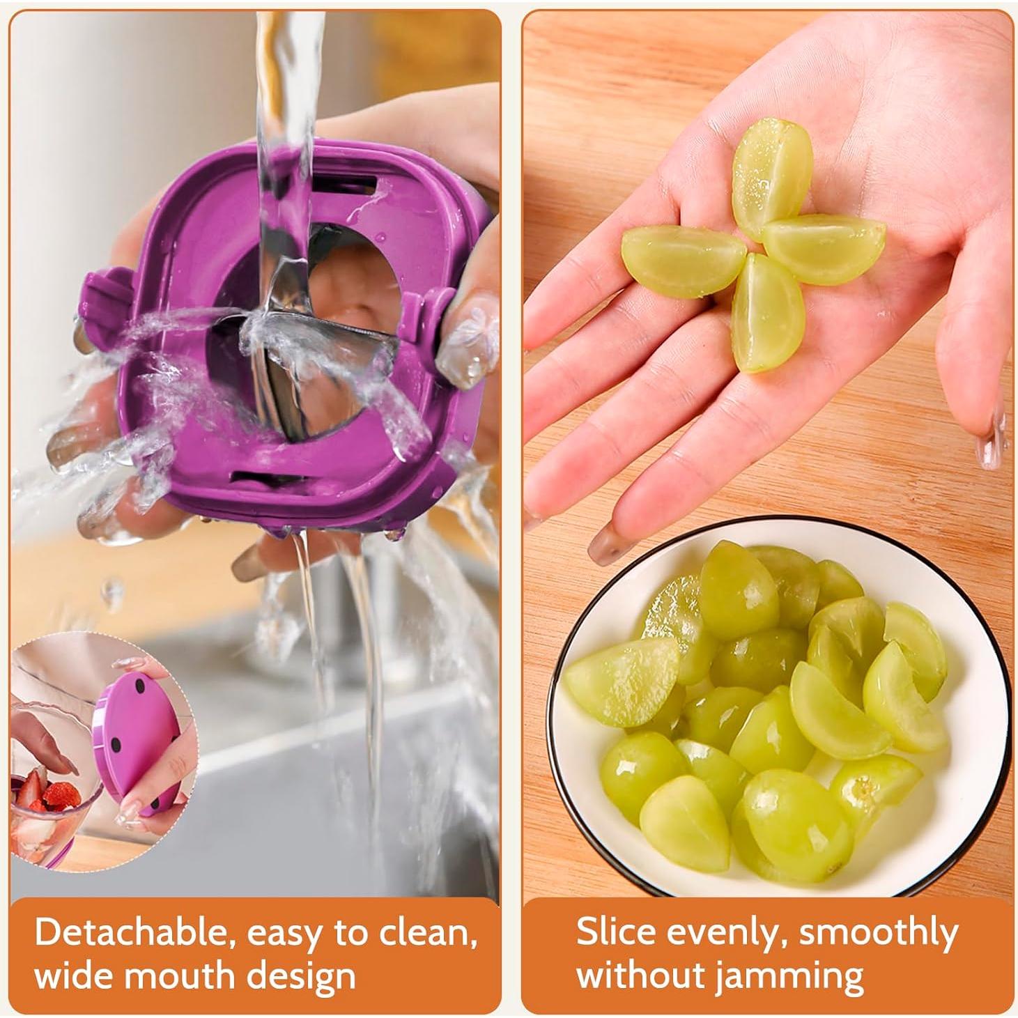 Cortador de Frutas CEHNCEH - Taza Cortadora de Tomates 2024