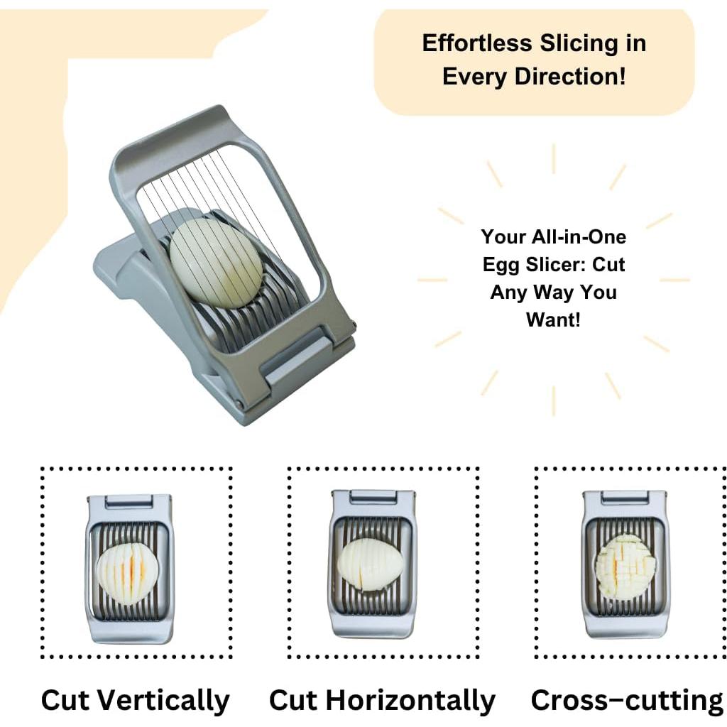 Cortador de Huevos Annie & Mia Design Acero Inoxidable 166g