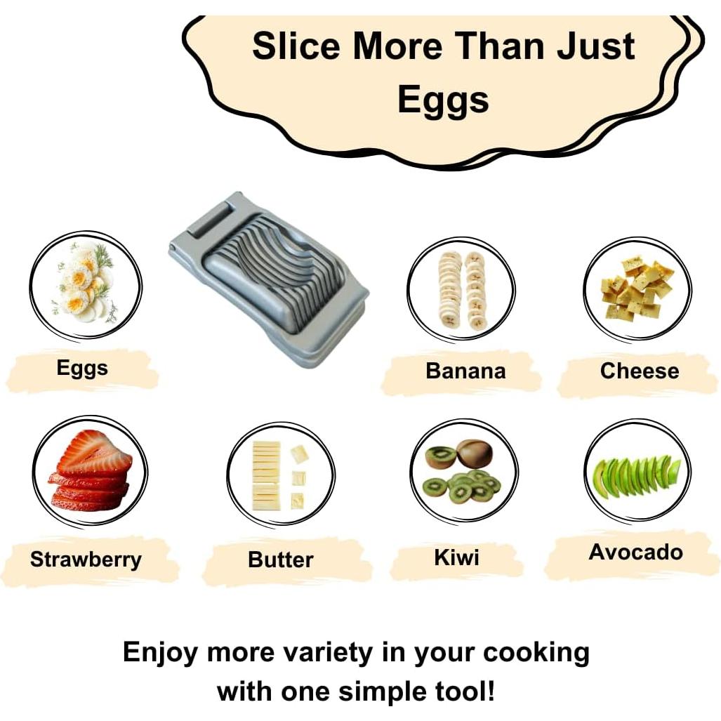 Cortador de Huevos Annie & Mia Design Acero Inoxidable 166g