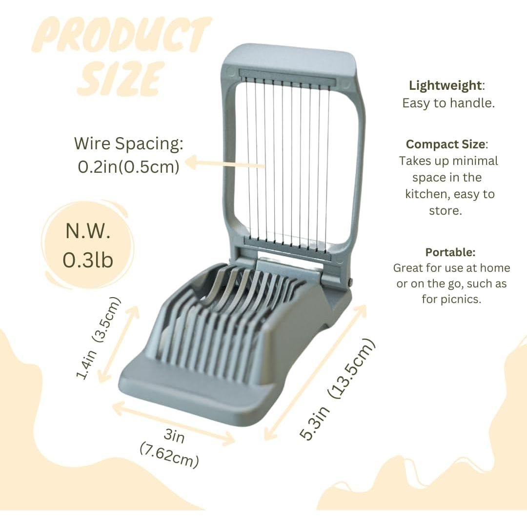 Cortador de Huevos Annie & Mia Design Acero Inoxidable 166g