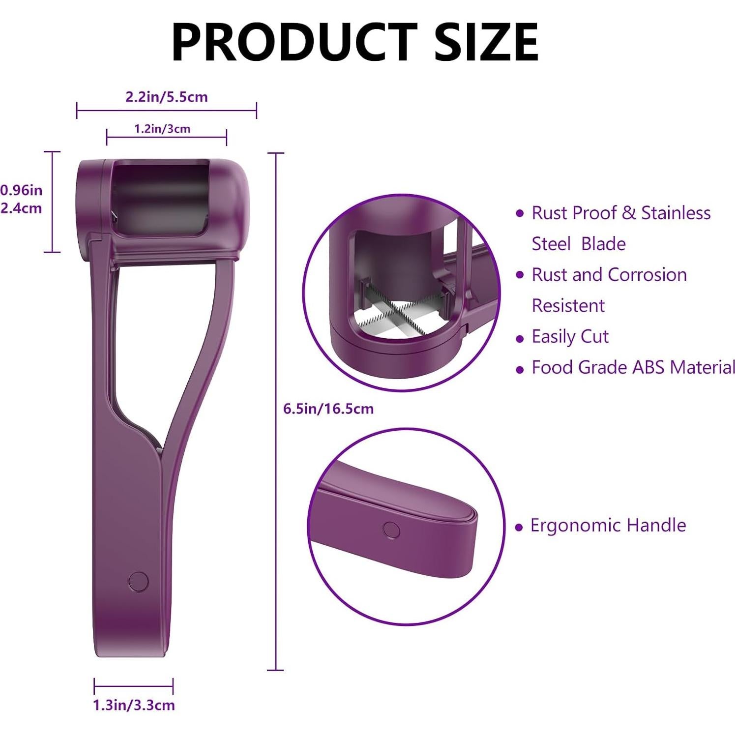 Cortador de Uvas PathVenture Acero Inoxidable 4 Piezas