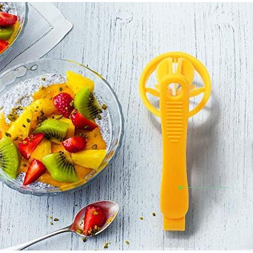 Cortador de Tomate WOIWO Amarillo para Frutas Pequeñas