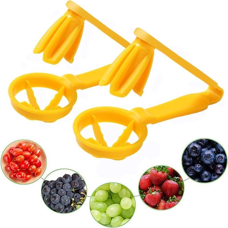 Cortador de Tomate WOIWO Amarillo para Frutas Pequeñas