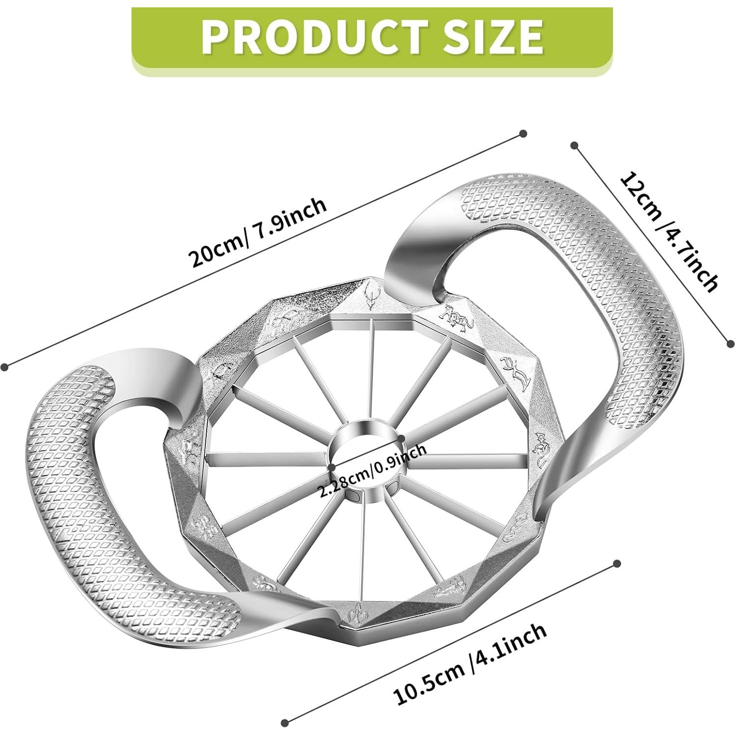 Cortador de Manzanas LIIGEMI Acero Inoxidable 12 Rebanadas