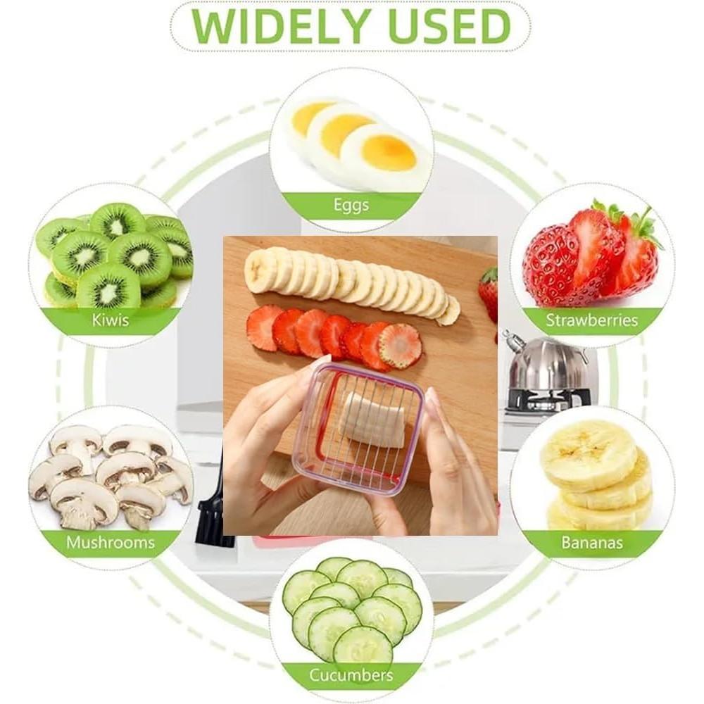 Cortador de Frutas Darfooper 3x3x10.7cm Acero Inoxidable