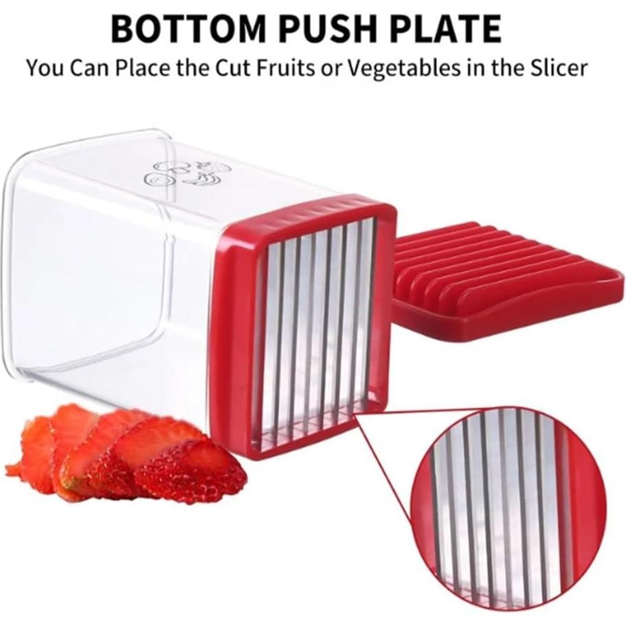 Cortador de Frutas Darfooper 3x3x10.7cm Acero Inoxidable