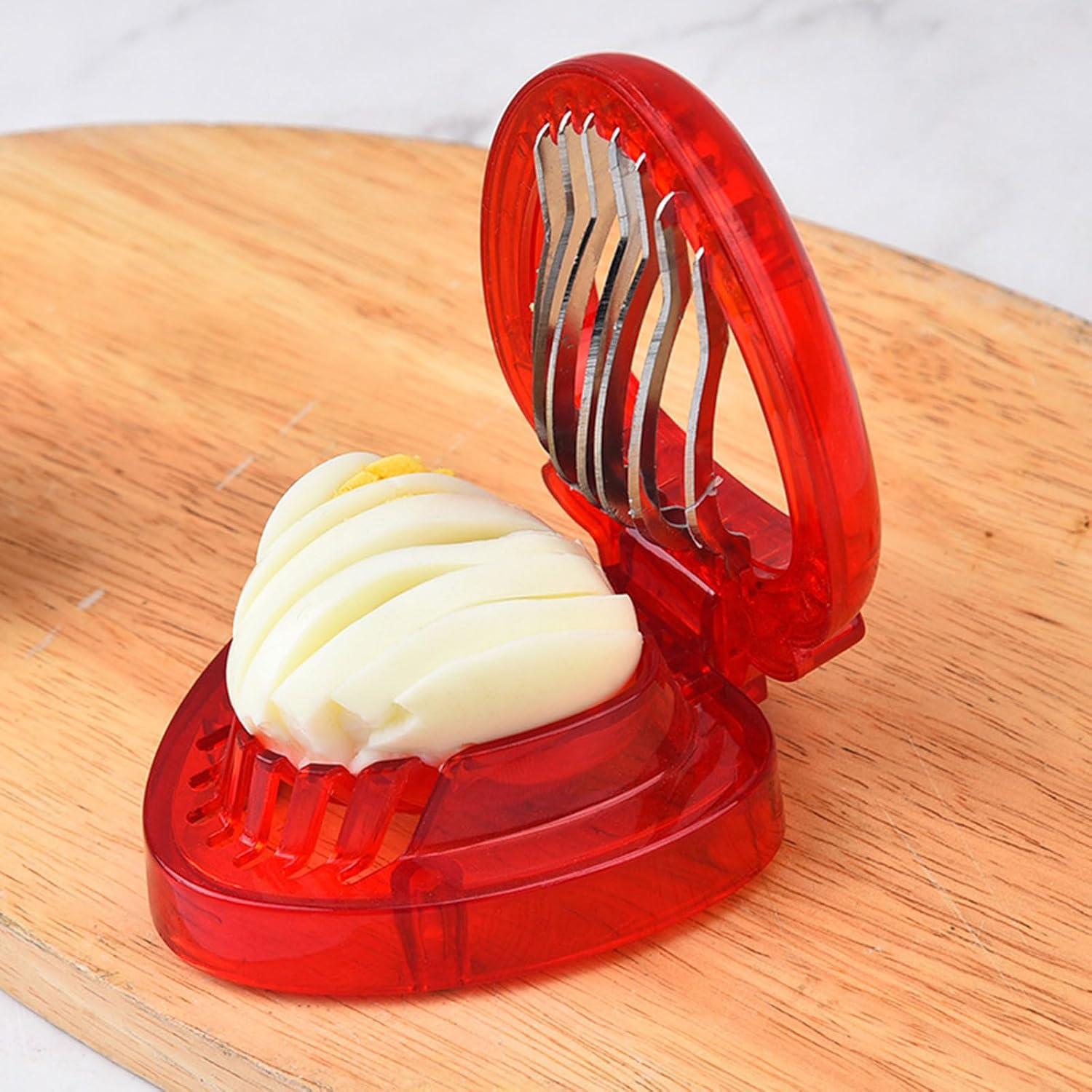 Cortador de Frutas y Huevos Duros Haipink Acero Inoxidable