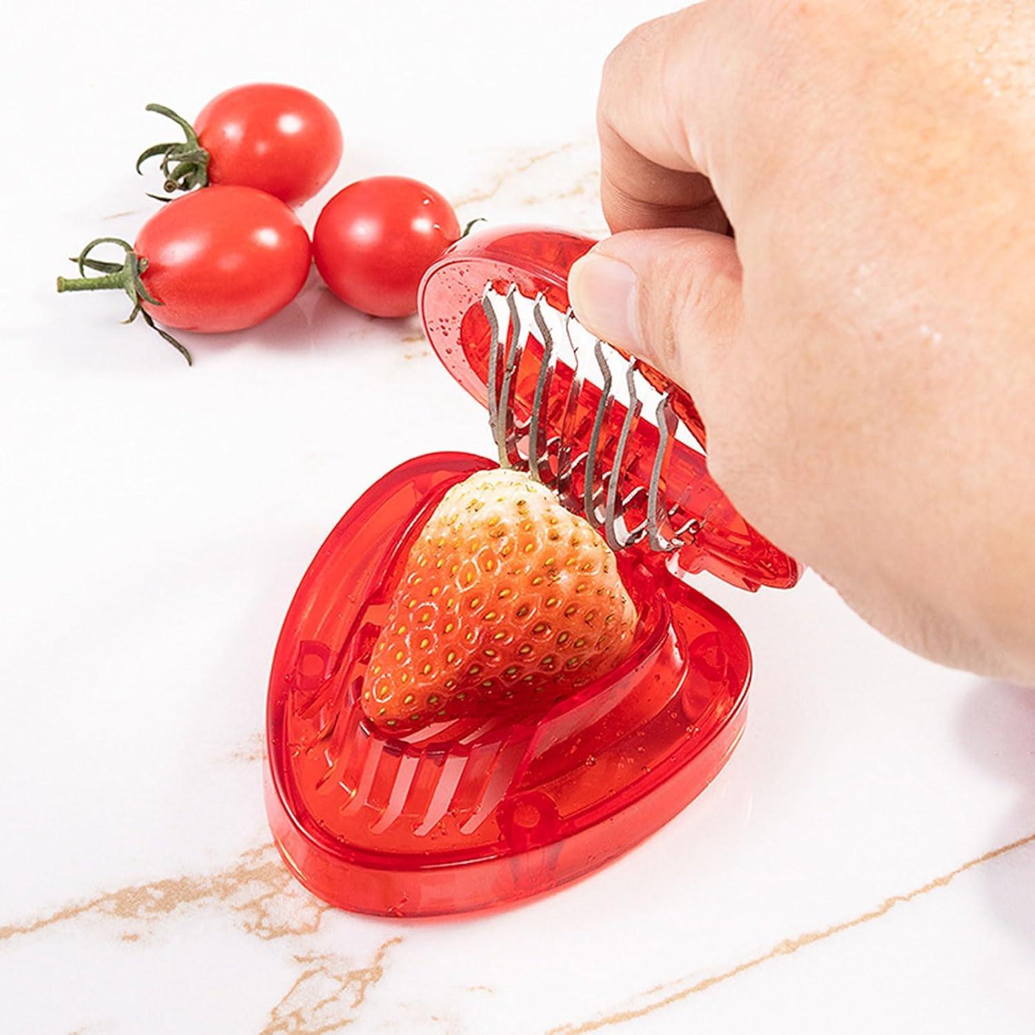 Cortador de Frutas y Huevos Duros Haipink Acero Inoxidable