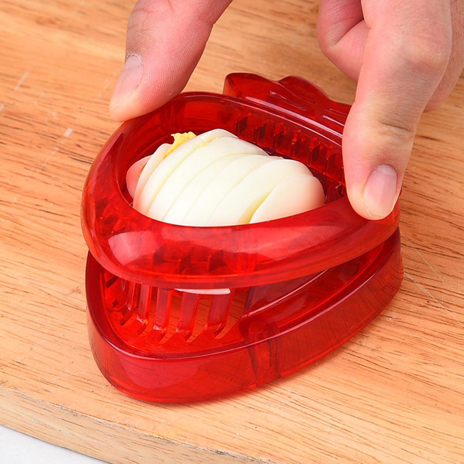 Cortador de Frutas y Huevos Duros Haipink Acero Inoxidable