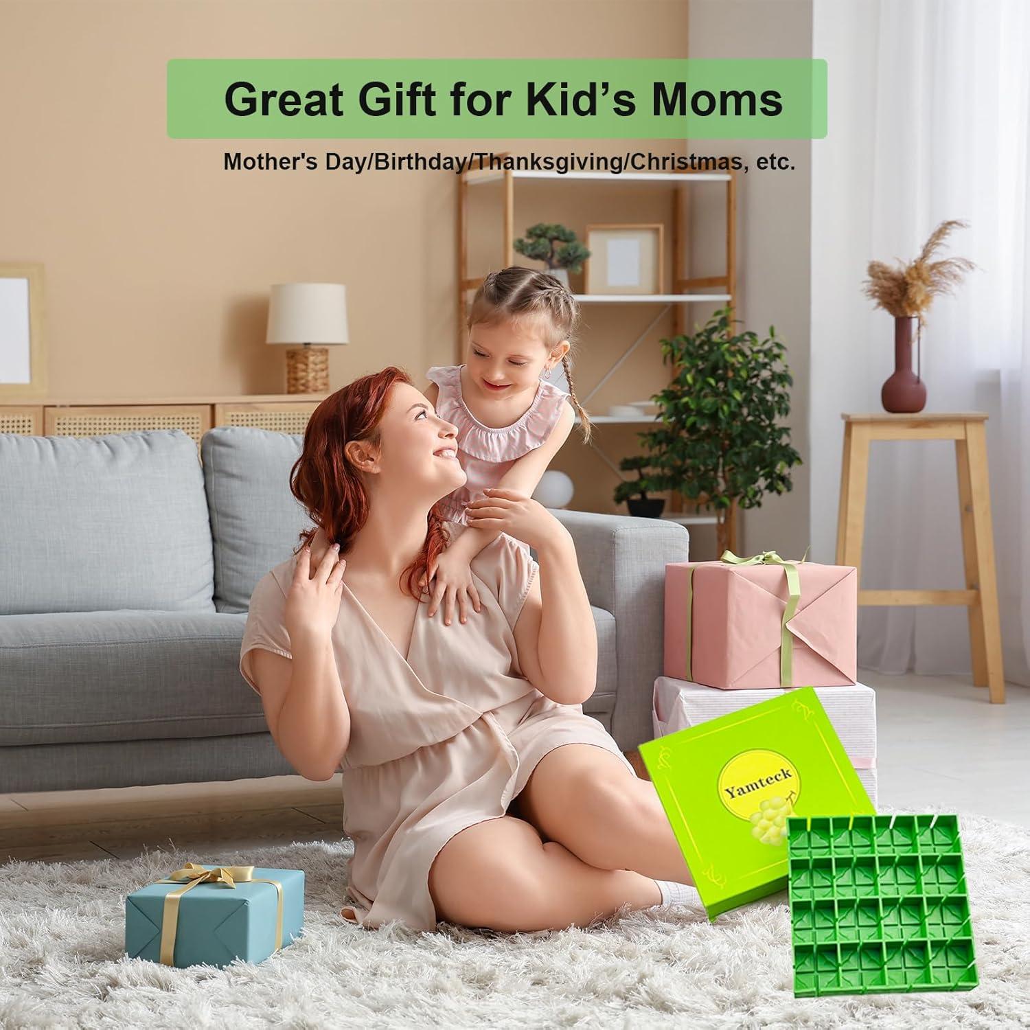 Cortador de Tomates Cherry y Uvas Yamteck, 16 Piezas, Verde