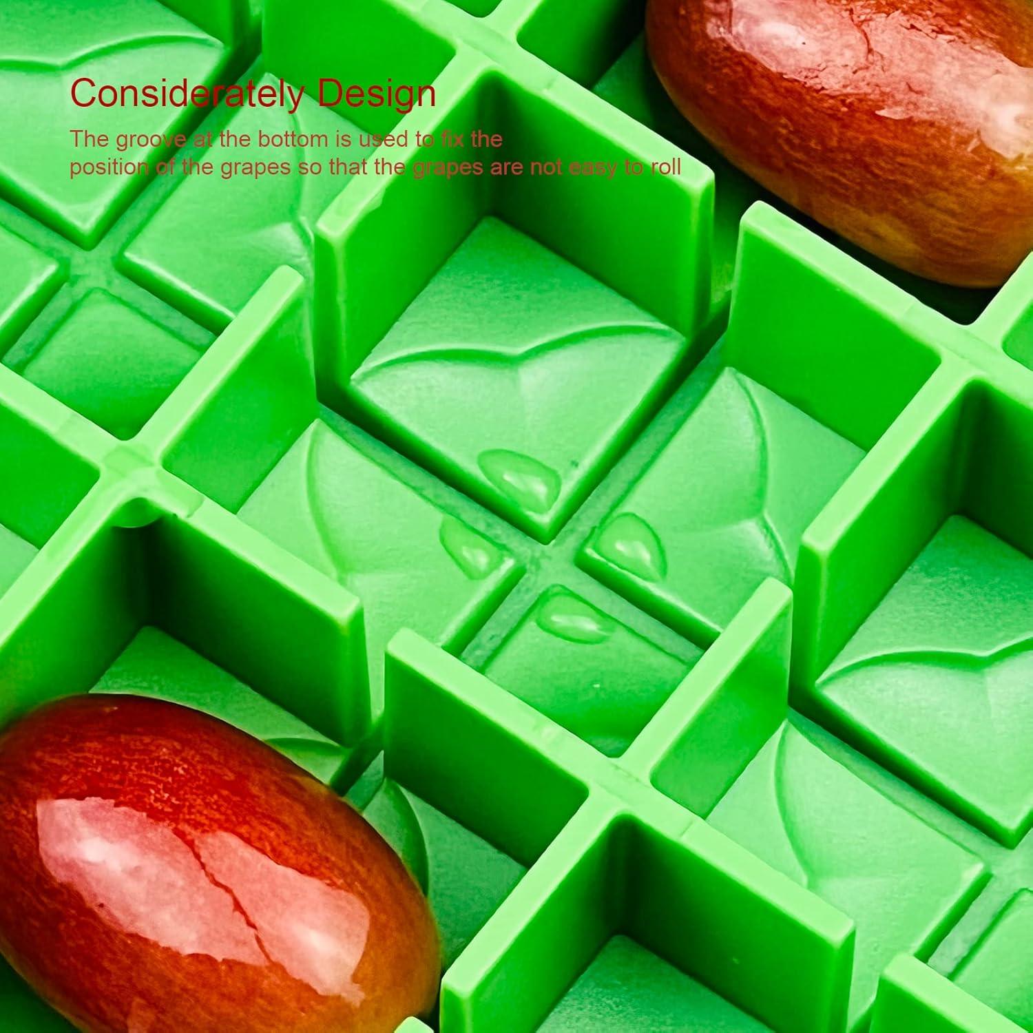 Cortador de Tomates Cherry y Uvas Yamteck, 16 Piezas, Verde