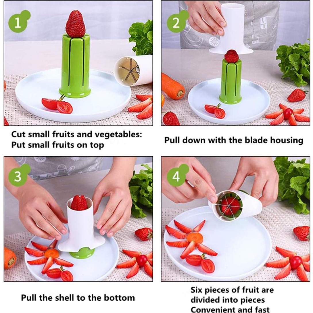 Cortador de verduras y frutas KEJITOUDM 10,67x10,41 cm