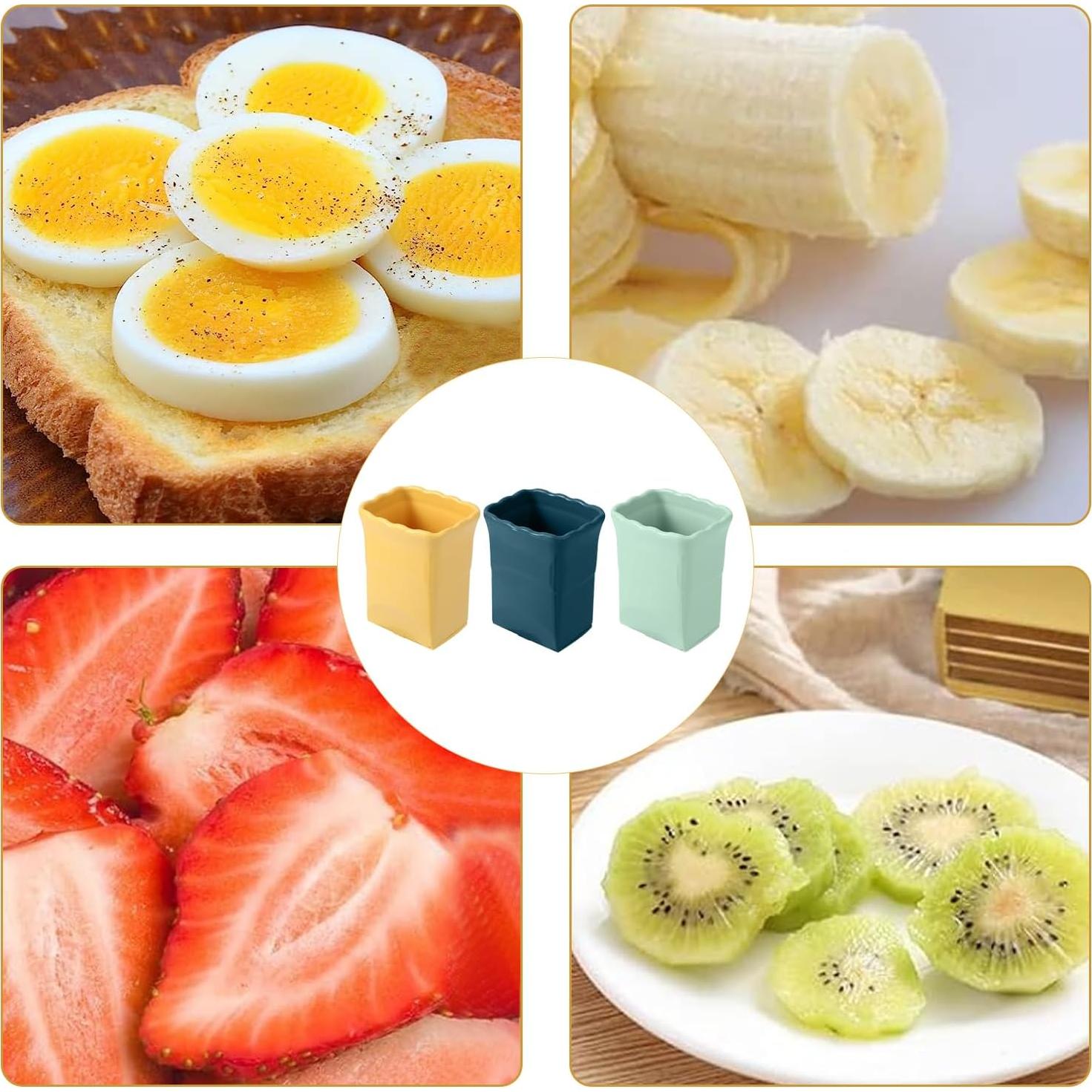 Juego de 3 Cortadores de Frutas XPAPOV - Acero Inoxidable