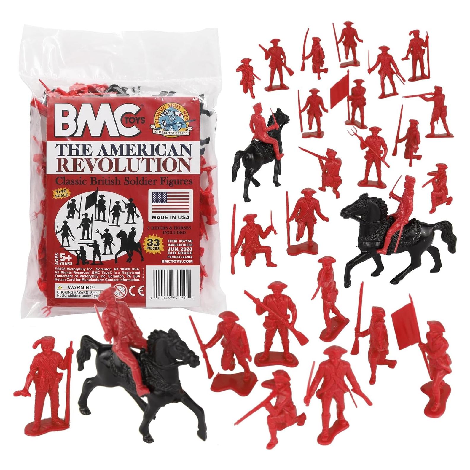 BMC Classic Soldados Británicos Guerra Revolucionaria 33 Piezas