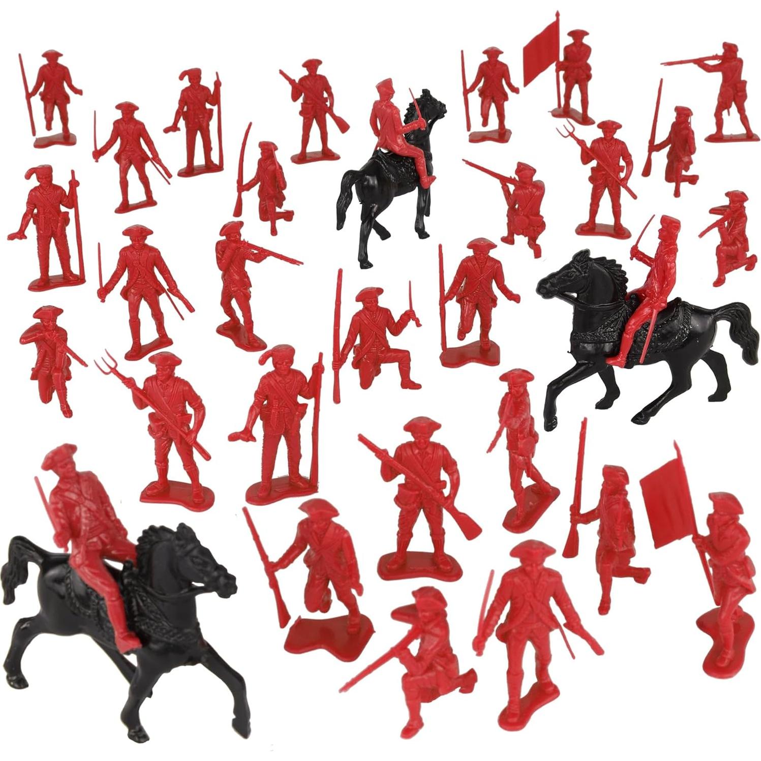 BMC Classic Soldados Británicos Guerra Revolucionaria 33 Piezas