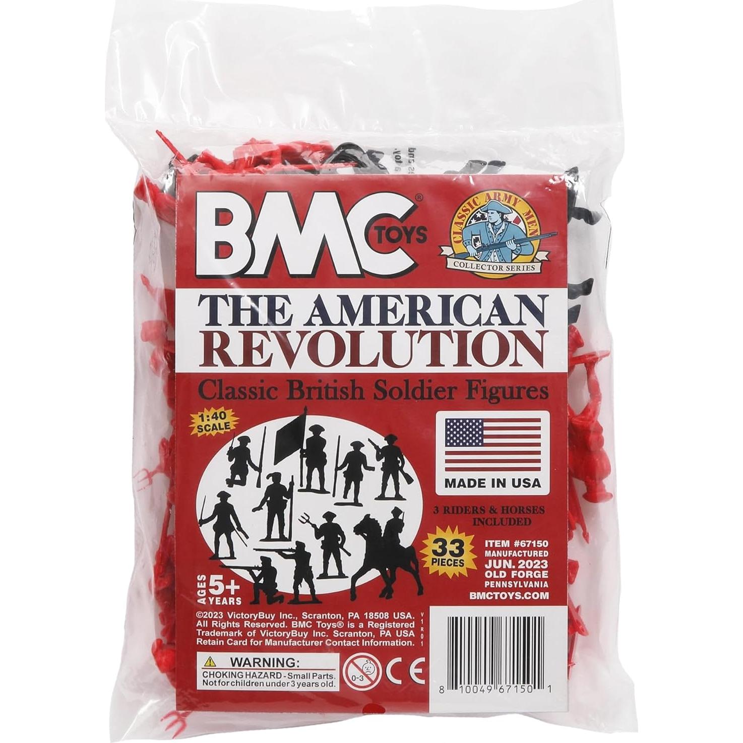 BMC Classic Soldados Británicos Guerra Revolucionaria 33 Piezas