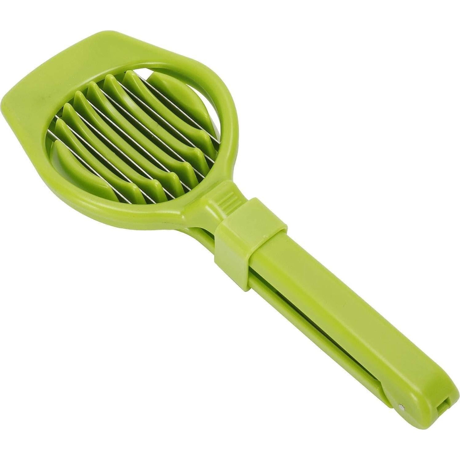 Cortador de Huevos y Frutas Beufee - Acero Inoxidable Verde