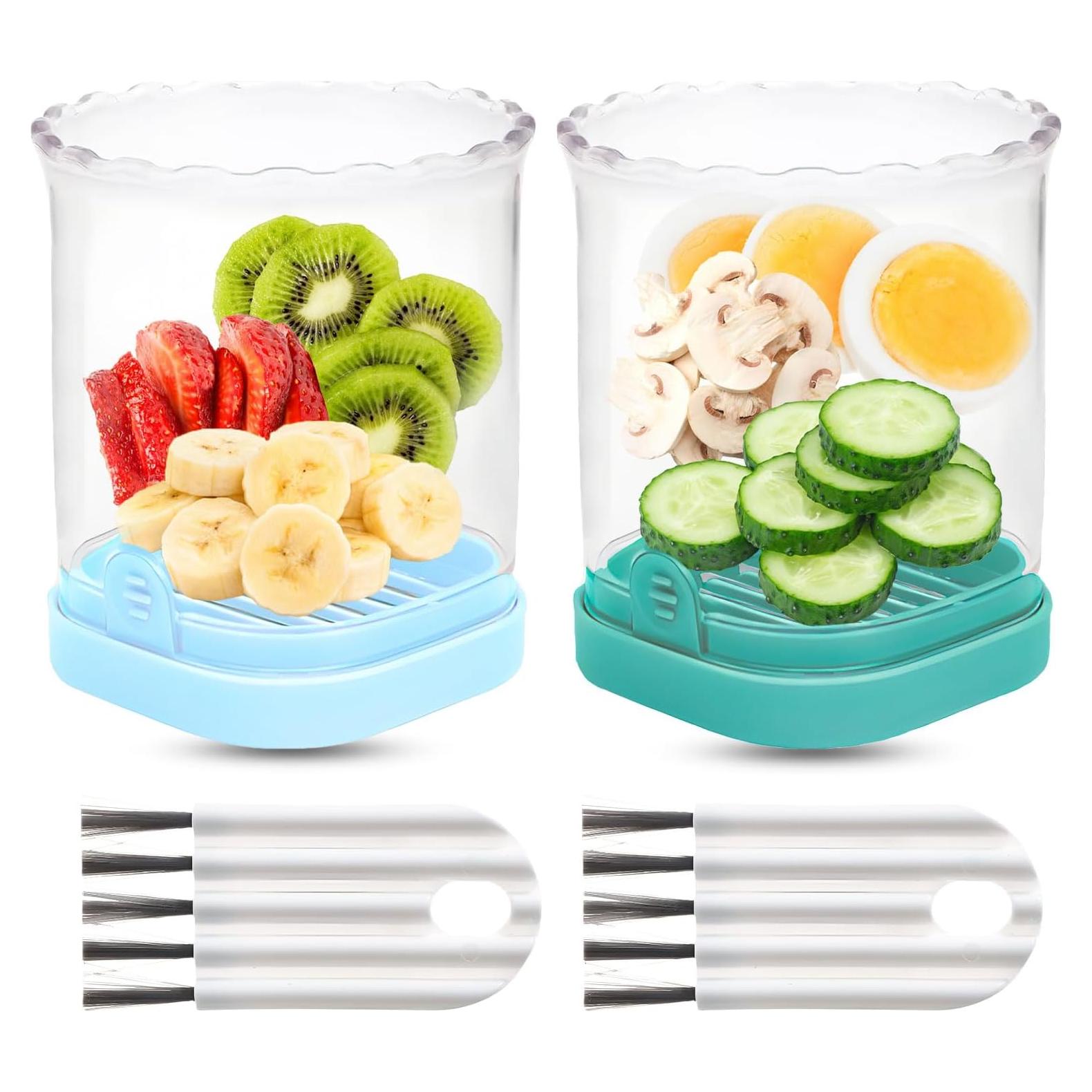 Cortador de Frutas Mdscve 2024 Taza Desmontable 2 Piezas