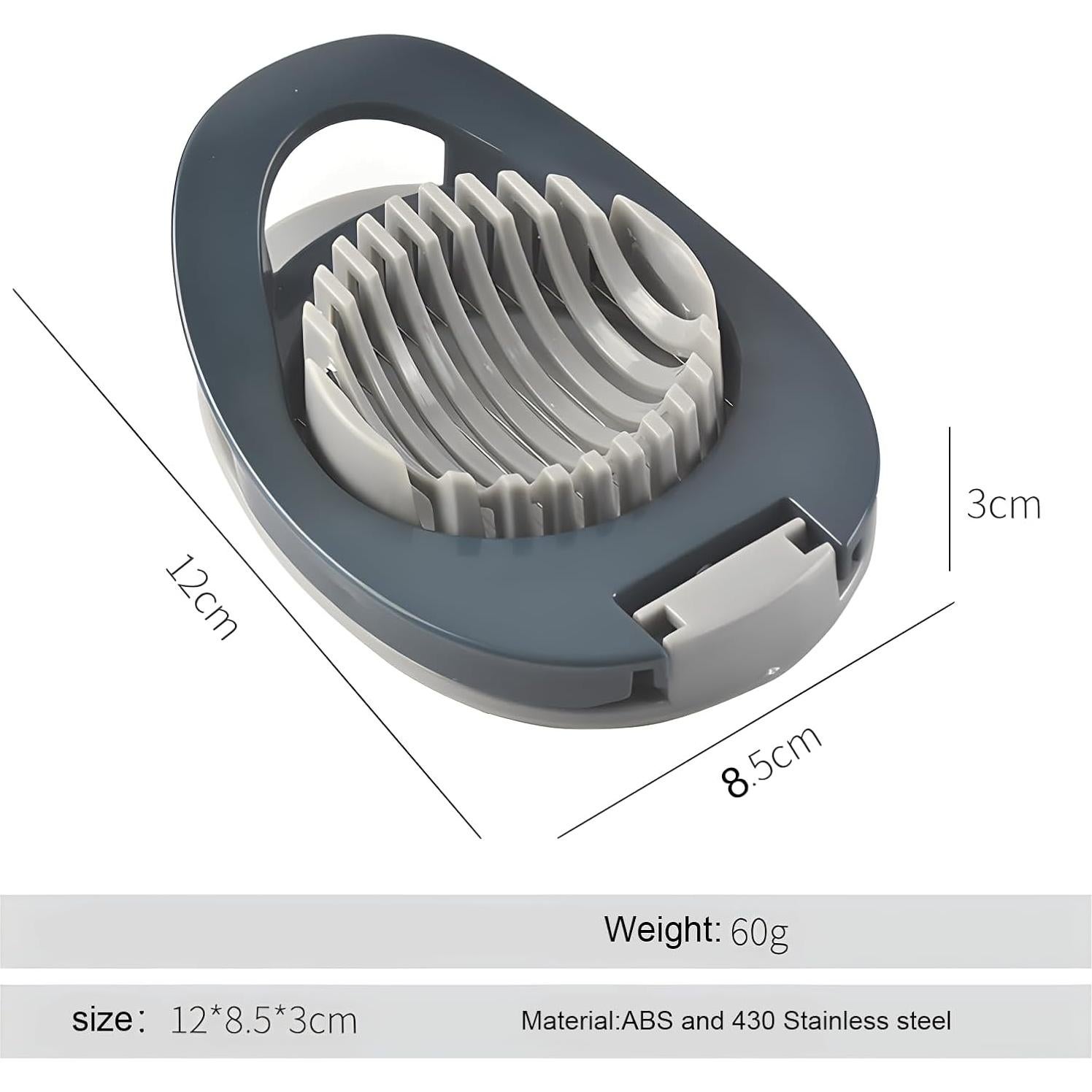 Cortador de huevos YOFAN 2 piezas acero inoxidable manual