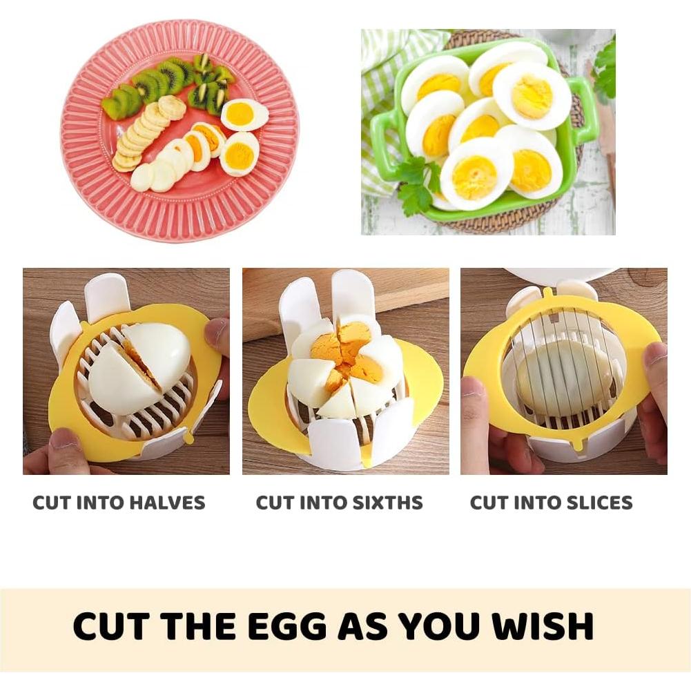 Cortador de Huevos 3 en 1 Jawbush Acero Inoxidable