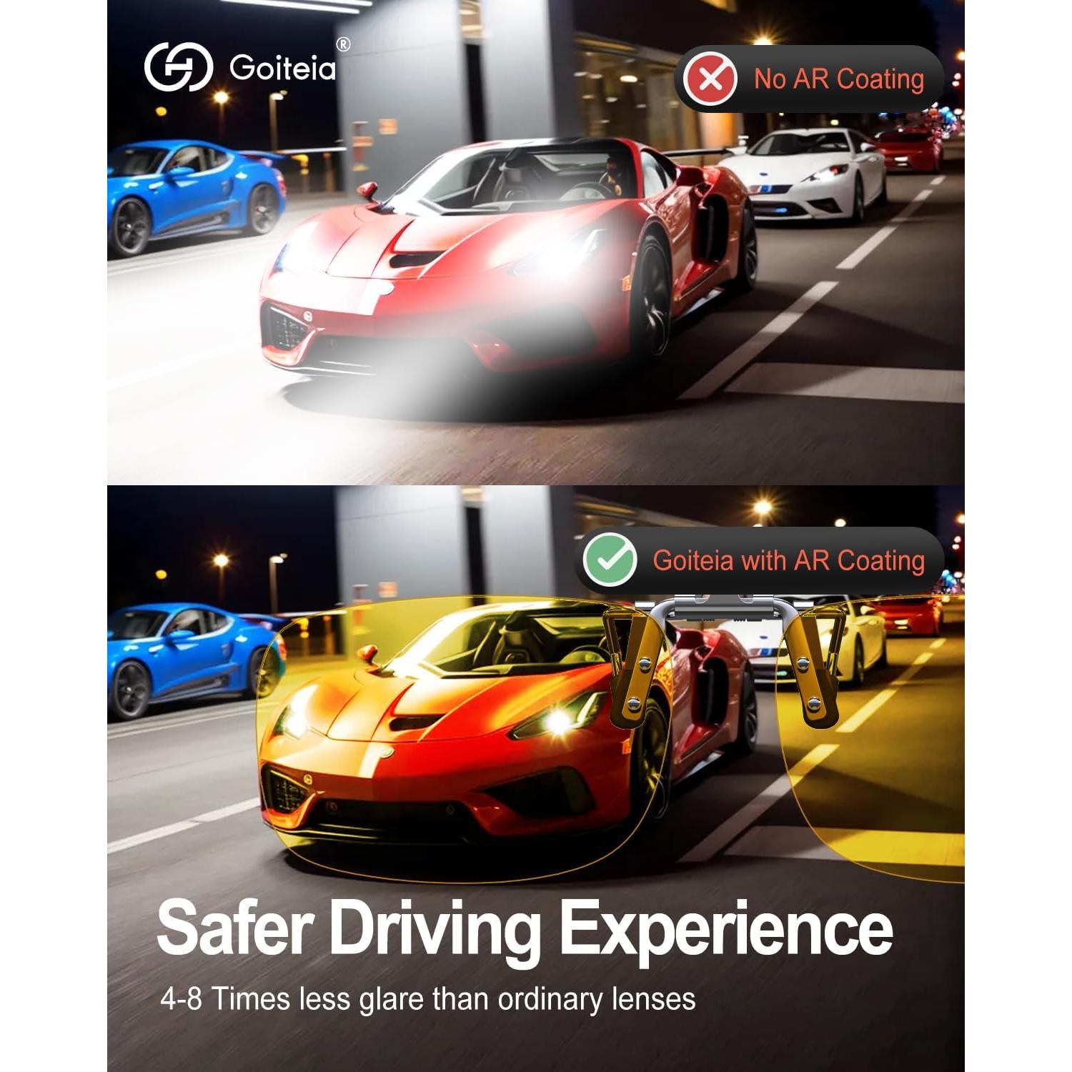 Gafas de Conducción Nocturna Goiteia Plegables UV400