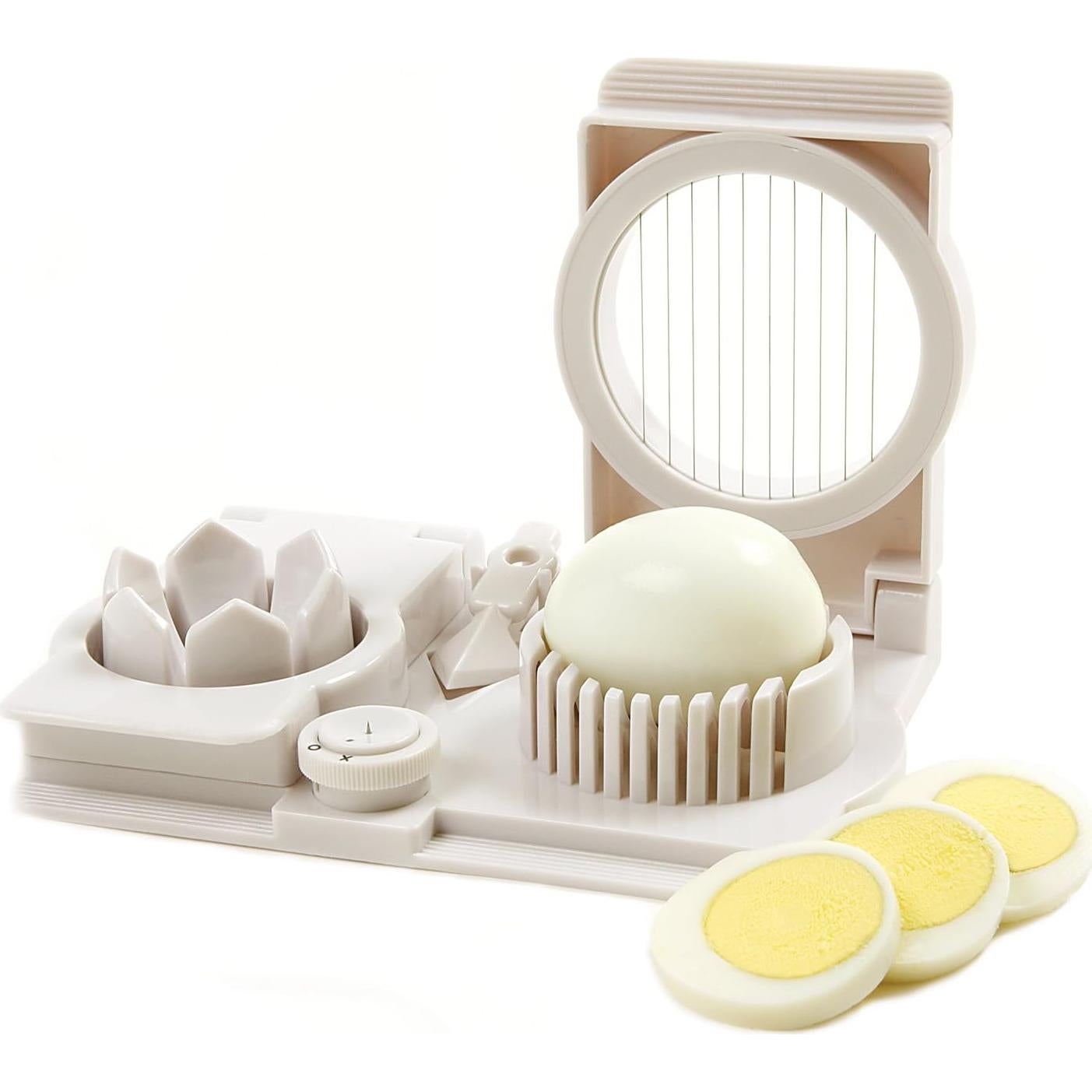 Cortador de Huevos Norpro 4 en 1, 10 Rebanadas, Decoración