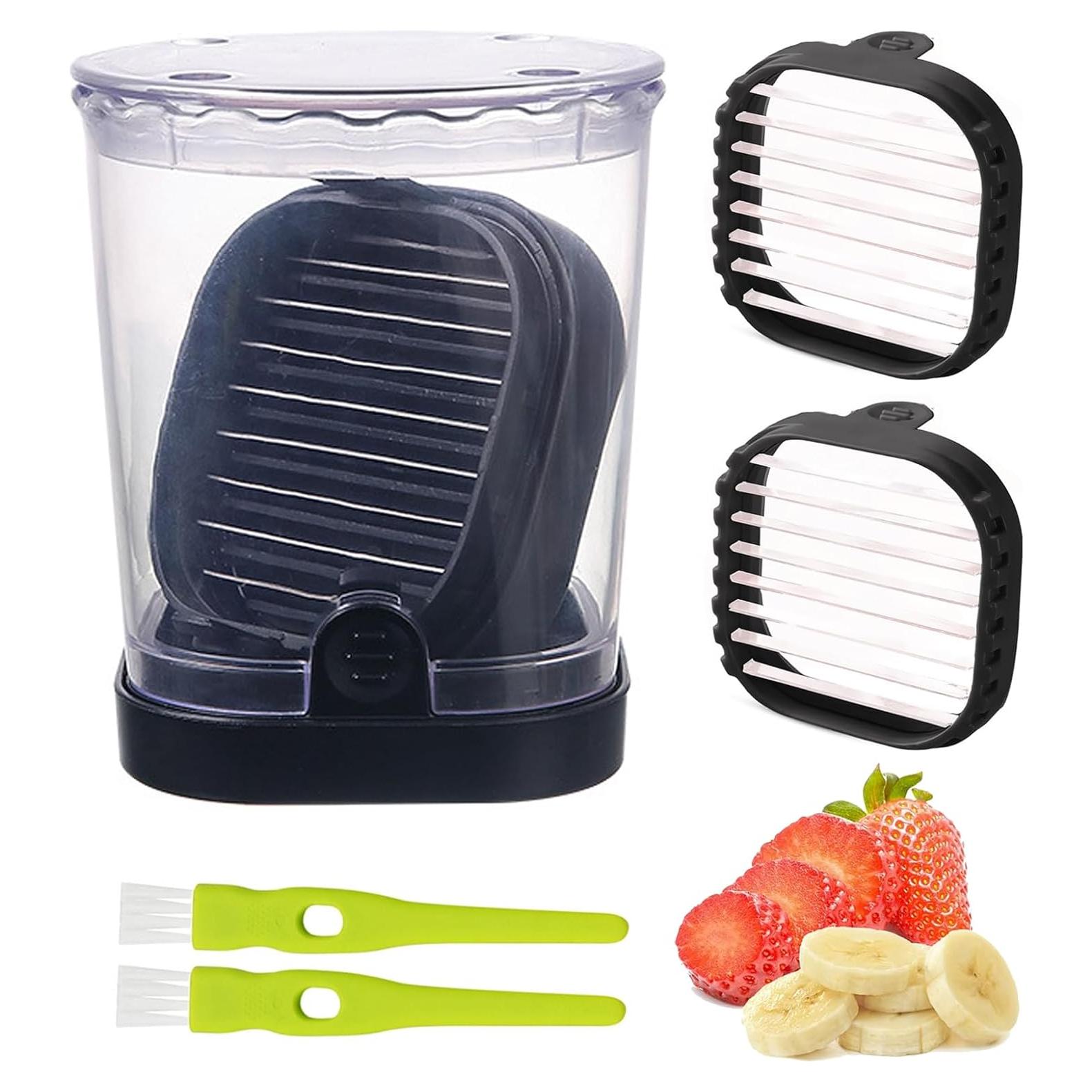 Cortador de Frutas Desmontable ERHIRY Acero Inoxidable 7.62 cm