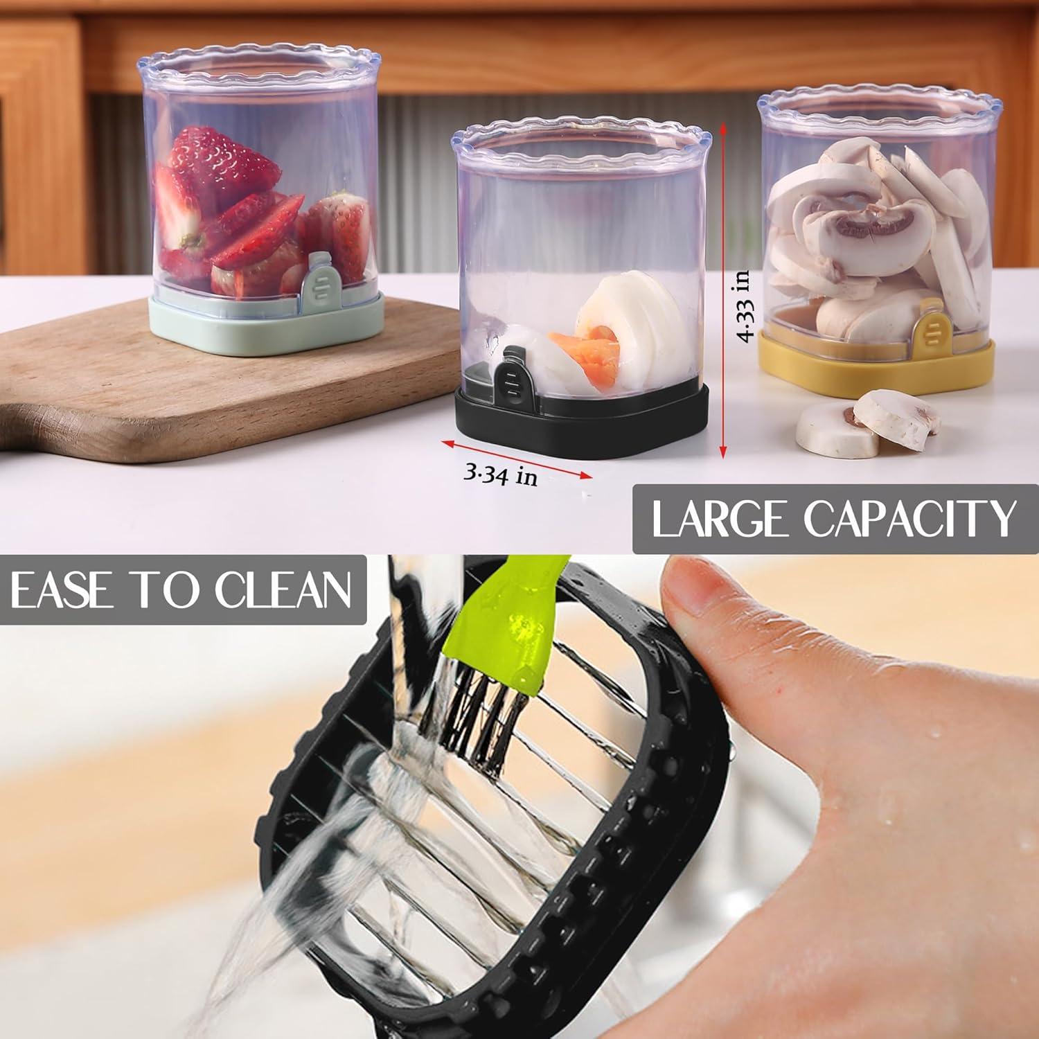 Cortador de Frutas Desmontable ERHIRY Acero Inoxidable 7.62 cm