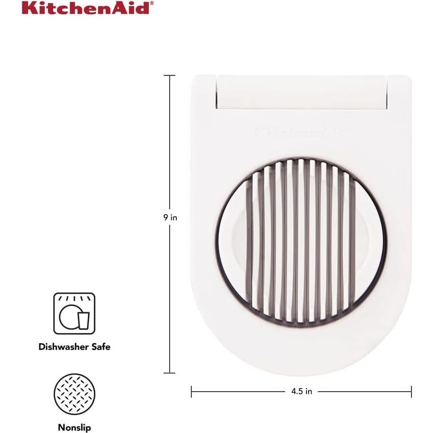 Cortador de Huevos KitchenAid Acero Inoxidable 22,86 cm Blanco