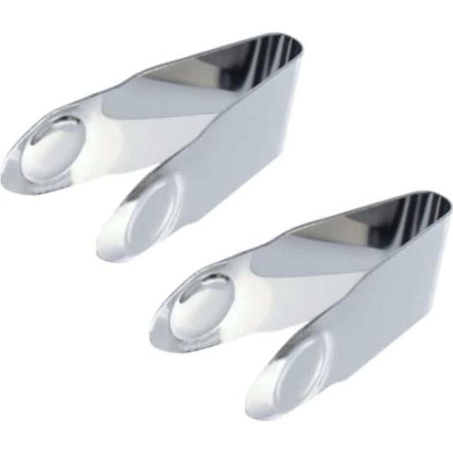 Stainless Steel Strawberry Huller Fruit Stem Remover Picker Leaf Peeler Tweezers Kitchen Gadgets for Strawberry Cherry Tomato Fruit Tools, 4Pcs