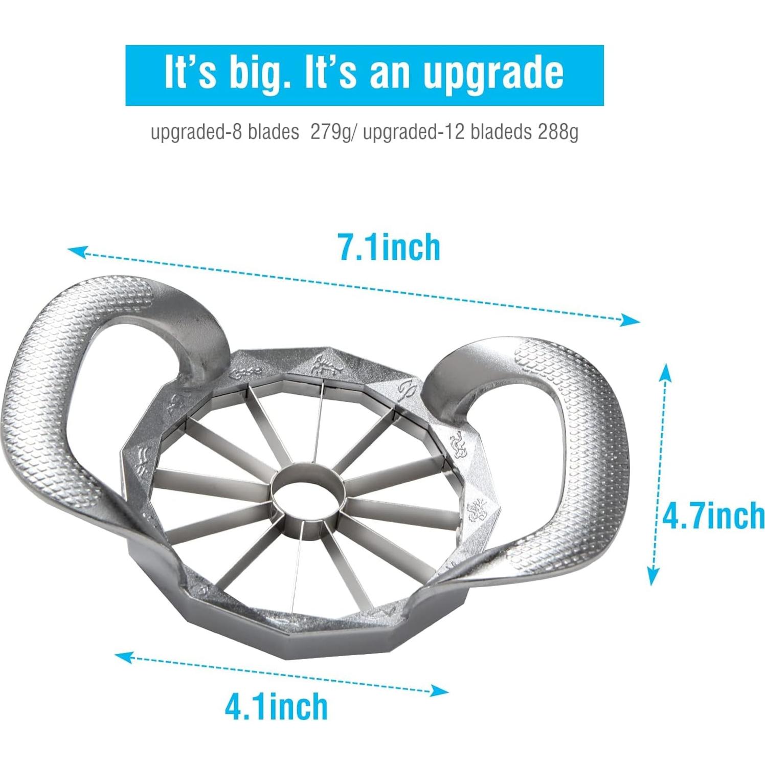 Cortador de Manzanas YUEJUJJ Acero Inoxidable 12 Cuchillas
