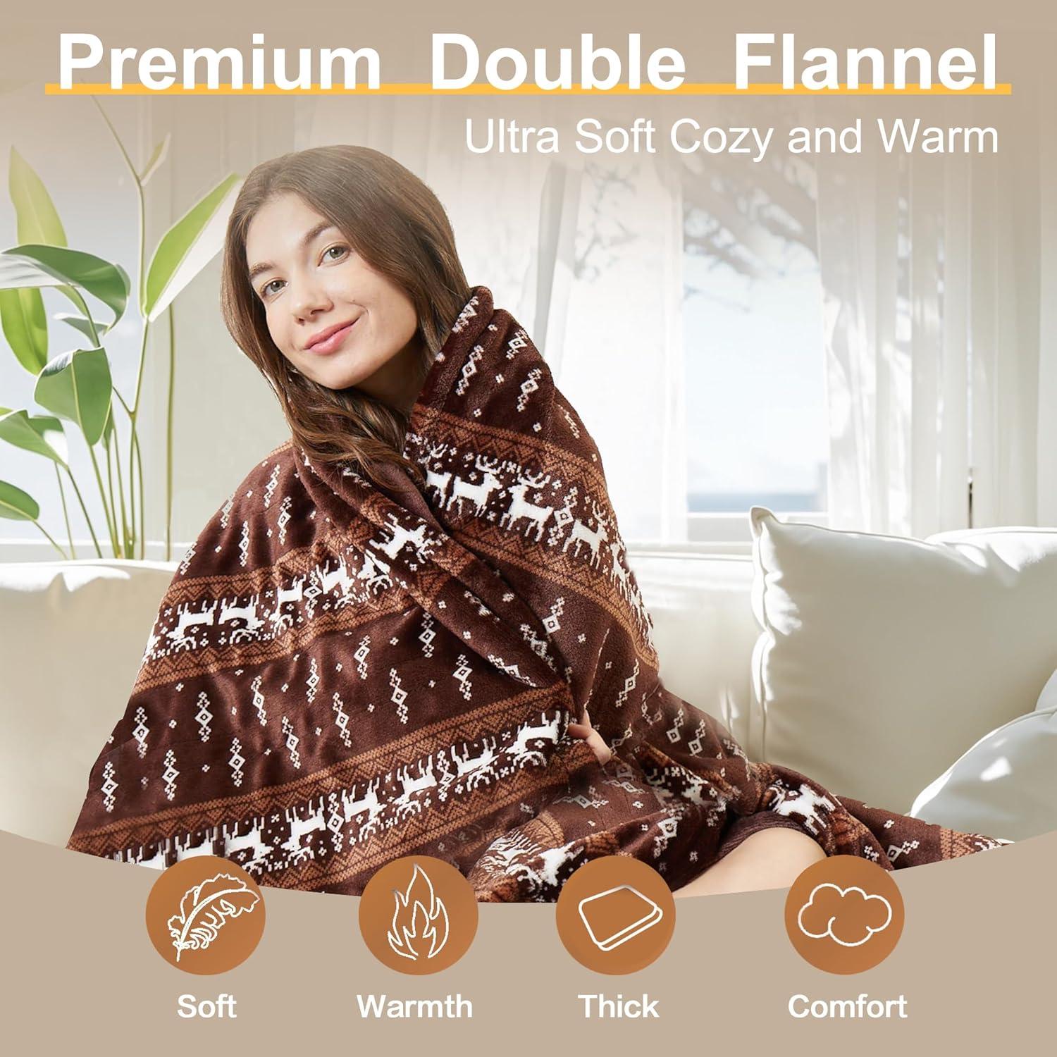 Manta Térmica Eléctrica Gintao 152x127cm 3 Niveles Calor