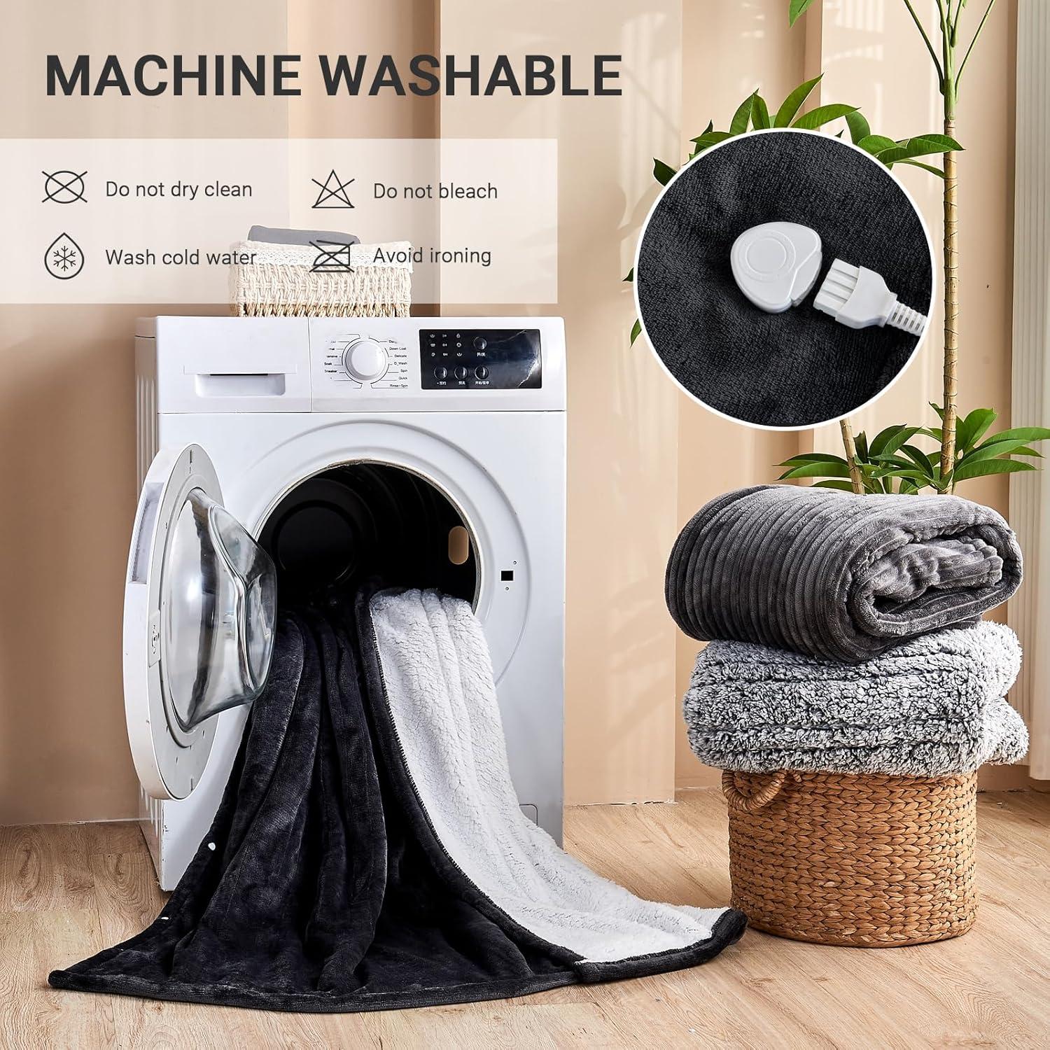 Manta Eléctrica Calentada PENGZHU 220gsm con Apagado Automático