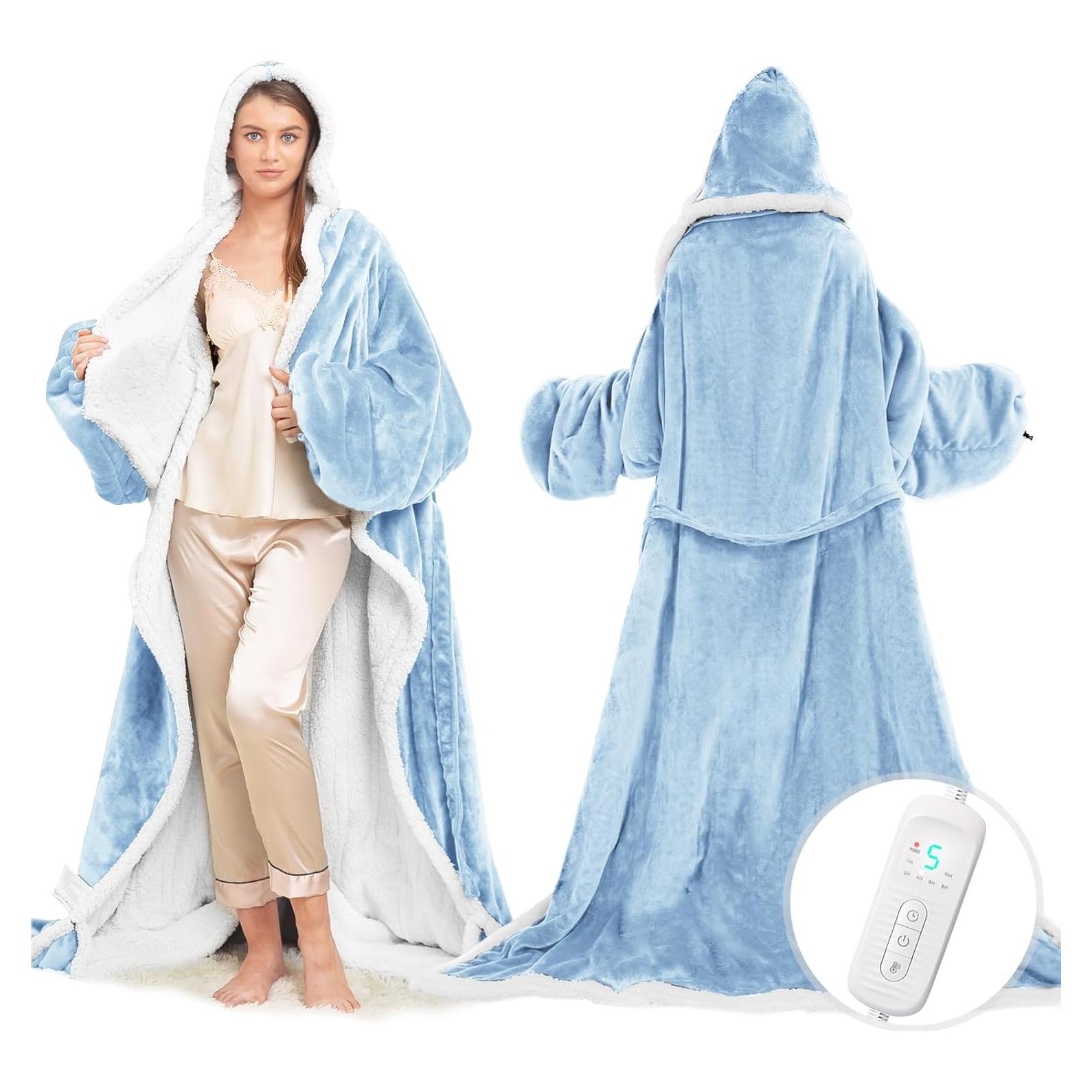 Manta Térmica Eléctrica Portátil Dueelala 127x178 cm 8 Calor