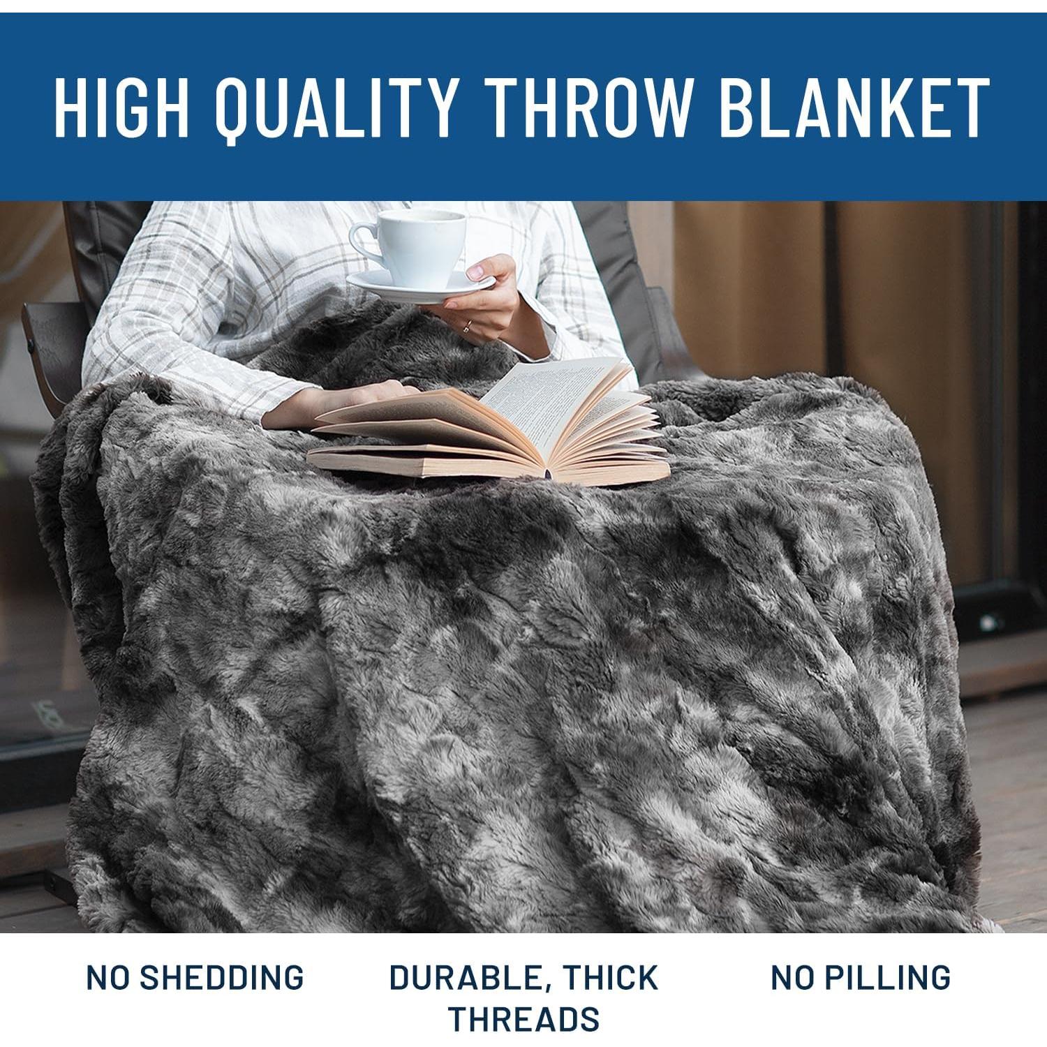 Manta de Piel Sintética Everlasting Comfort 127x165 cm