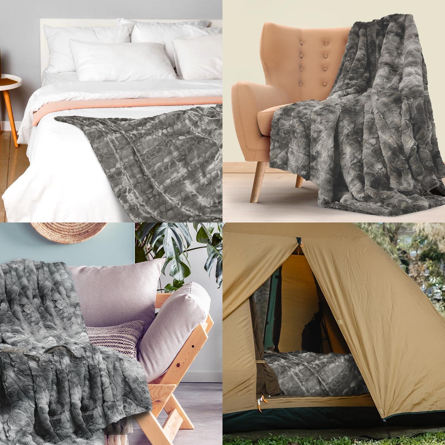 Manta de Piel Sintética Everlasting Comfort 127x165 cm