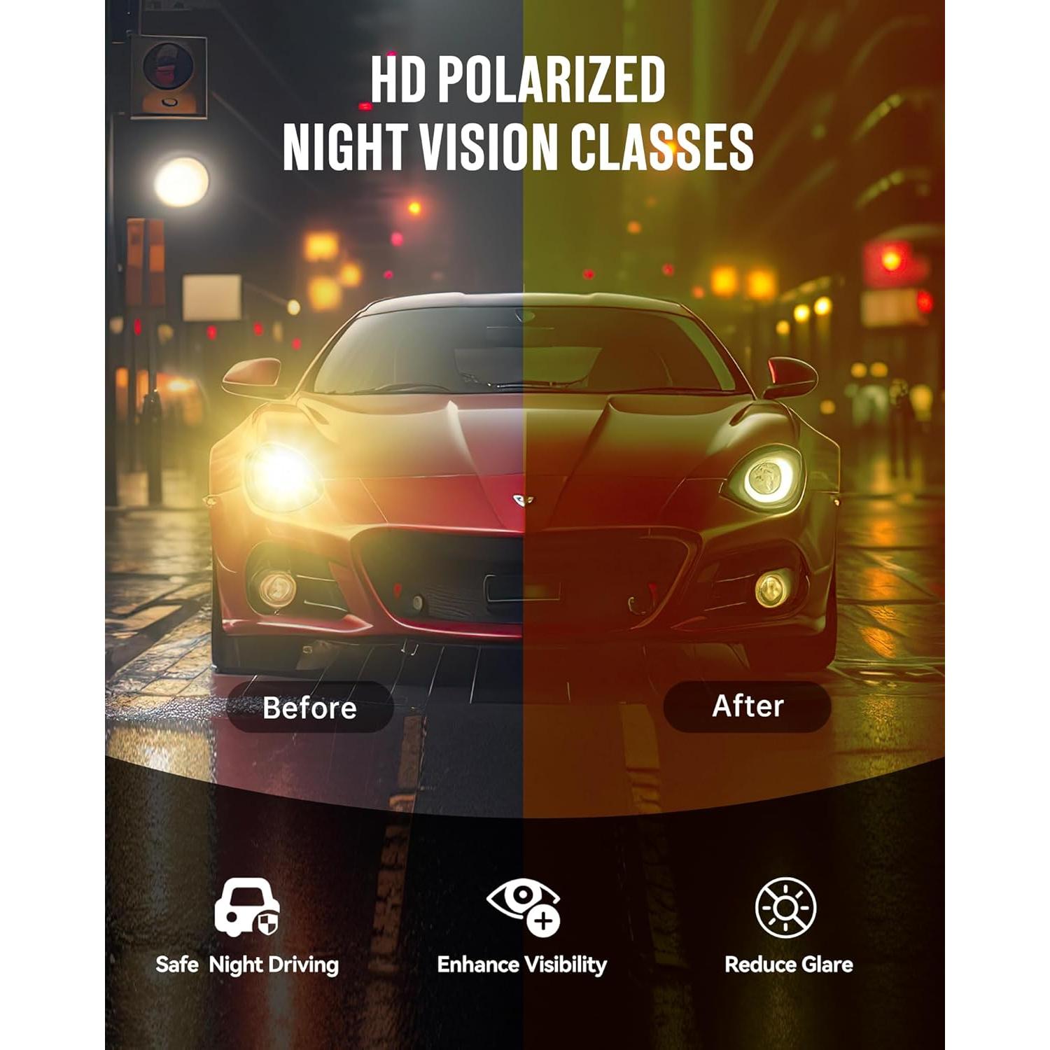 Gafas de Sol Polarizadas KALIYADI S64 UV para Deportes