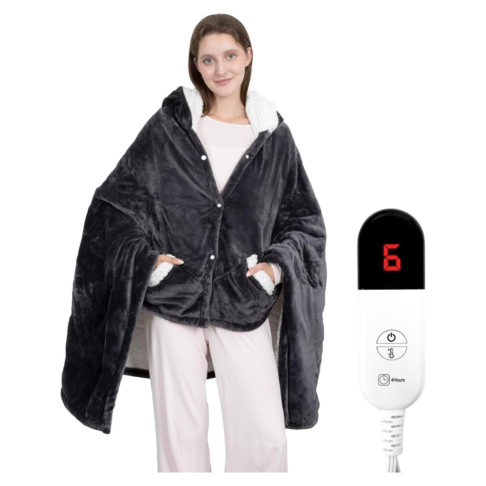 Manta Térmica Portátil HOW'S MY HOUSE 101.6x177.8cm Gris