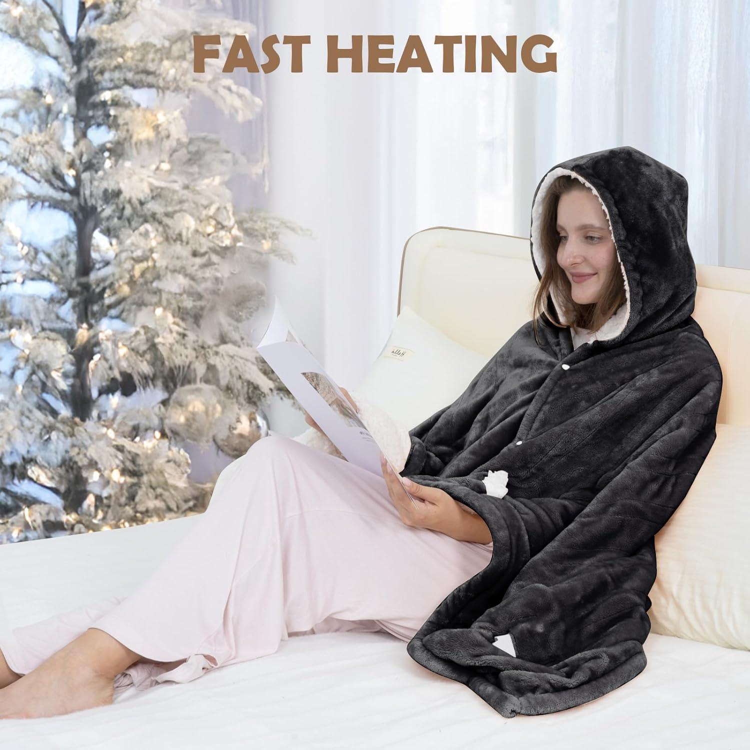 Manta Térmica Portátil HOW'S MY HOUSE 101.6x177.8cm Gris