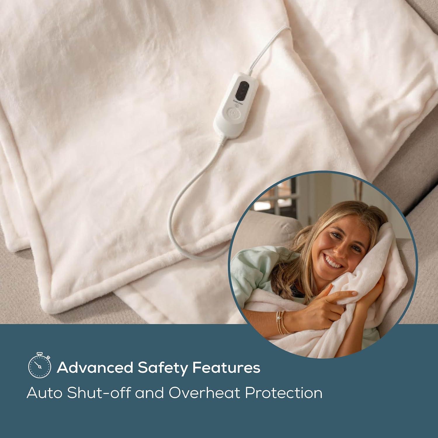 Manta Térmica Beurer HD61 Super-Cozy 127x152 cm - Calentamiento Rápido