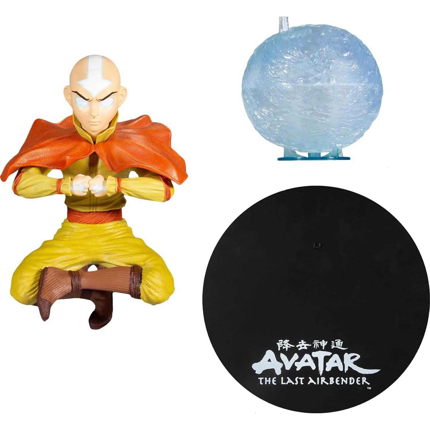 Figura Deluxe Aang 30cm con Patineta de Aire McFarlane Toys