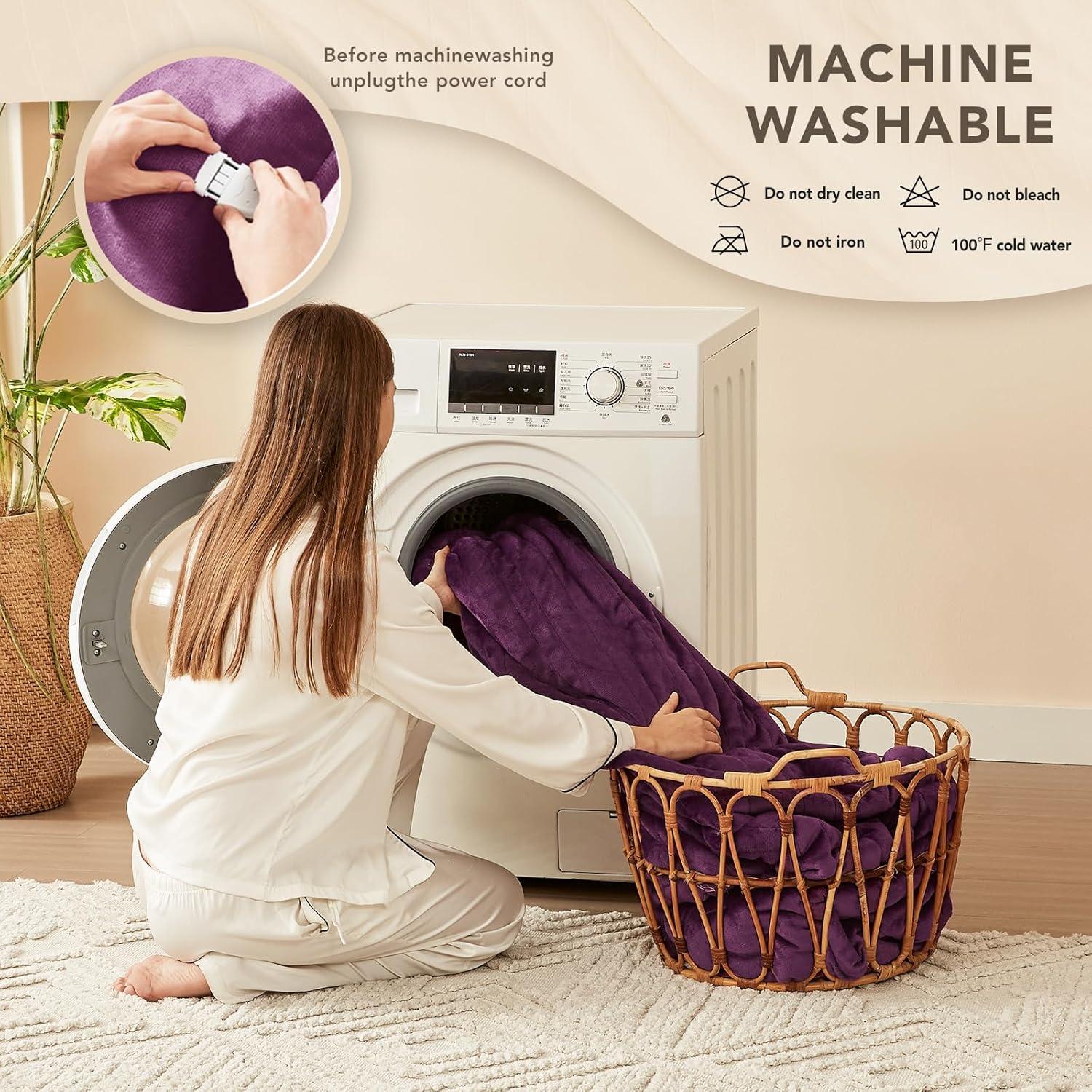 Manta Eléctrica Calentada Homemate Reina 200gsm 10 Niveles