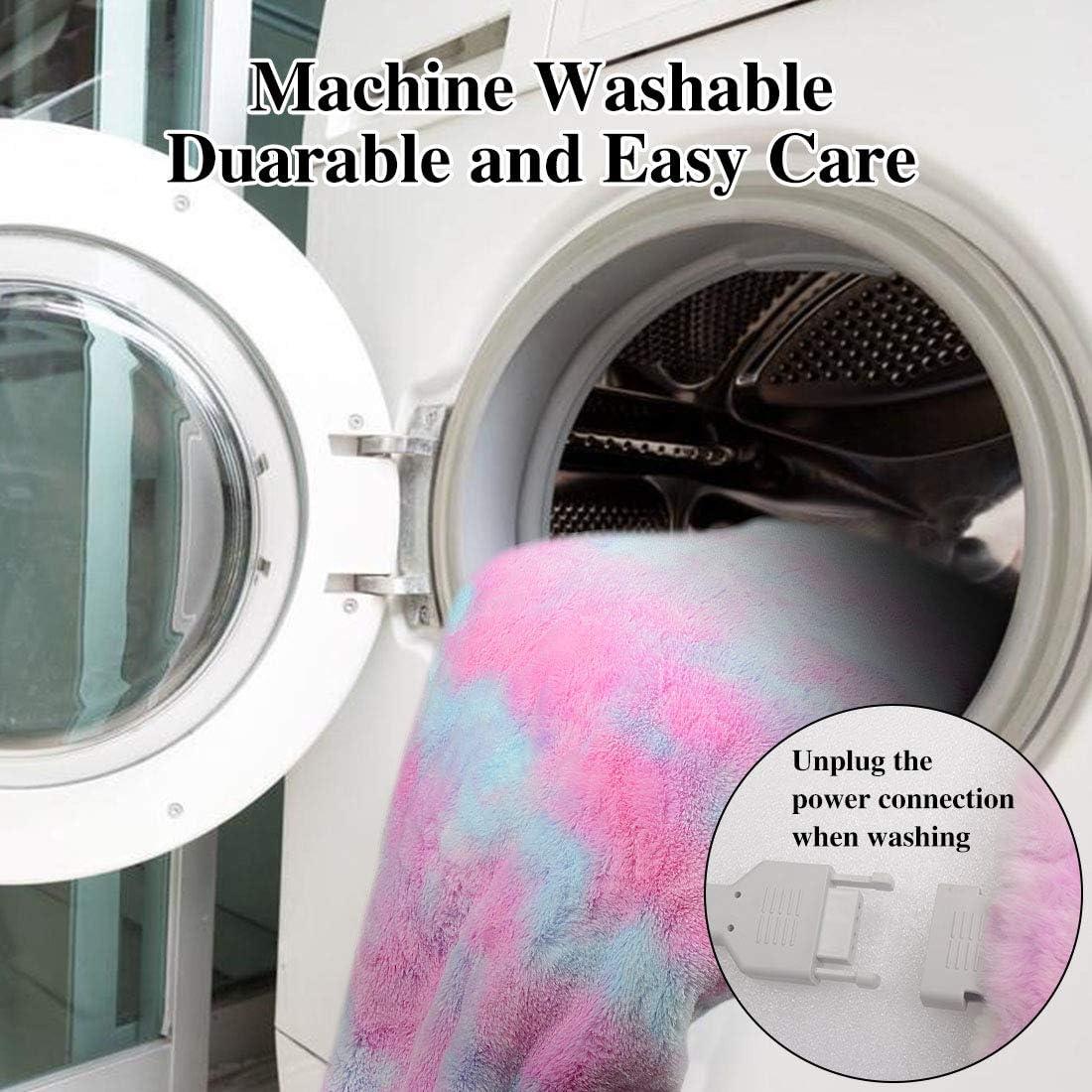 Manta Eléctrica Calentada ZXU 127x152 cm 12 Niveles Rosa