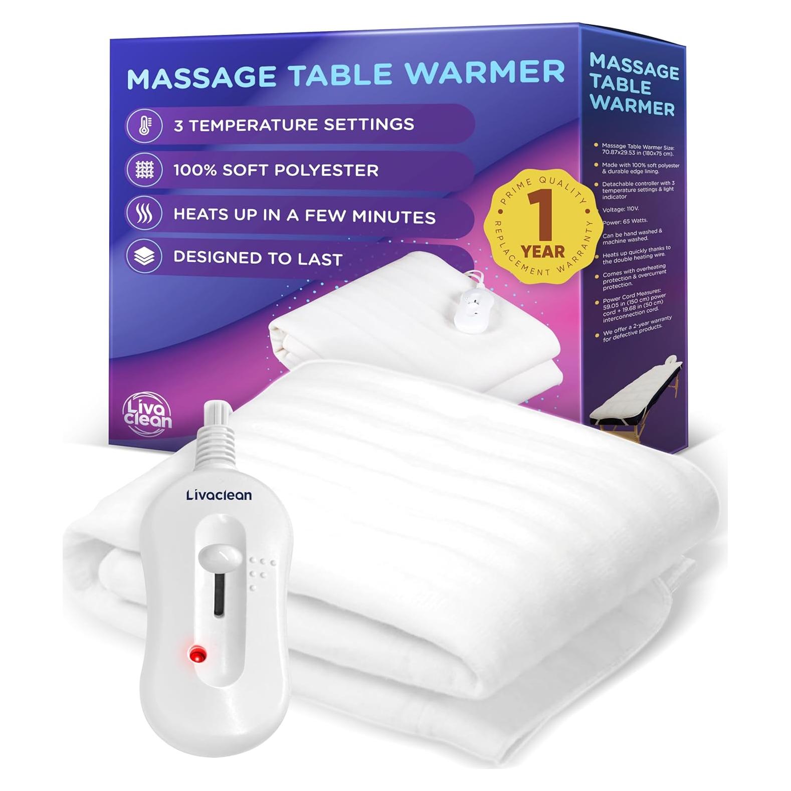 Manta Térmica Eléctrica LivaClean 180x75 cm 3 Temperaturas