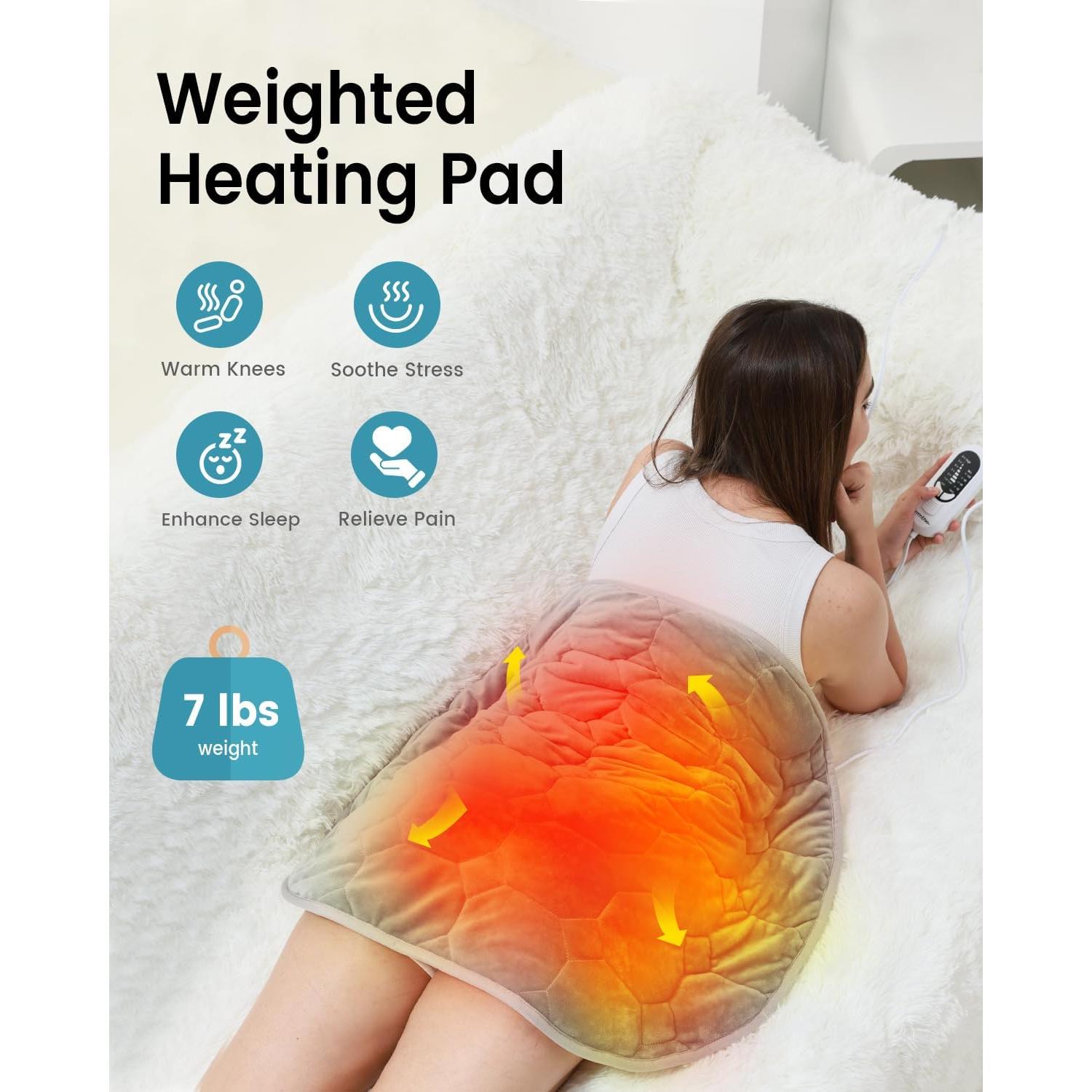 Almohadilla Térmica con Peso Immtree 3.18kg 73x60cm Alivio Dolor