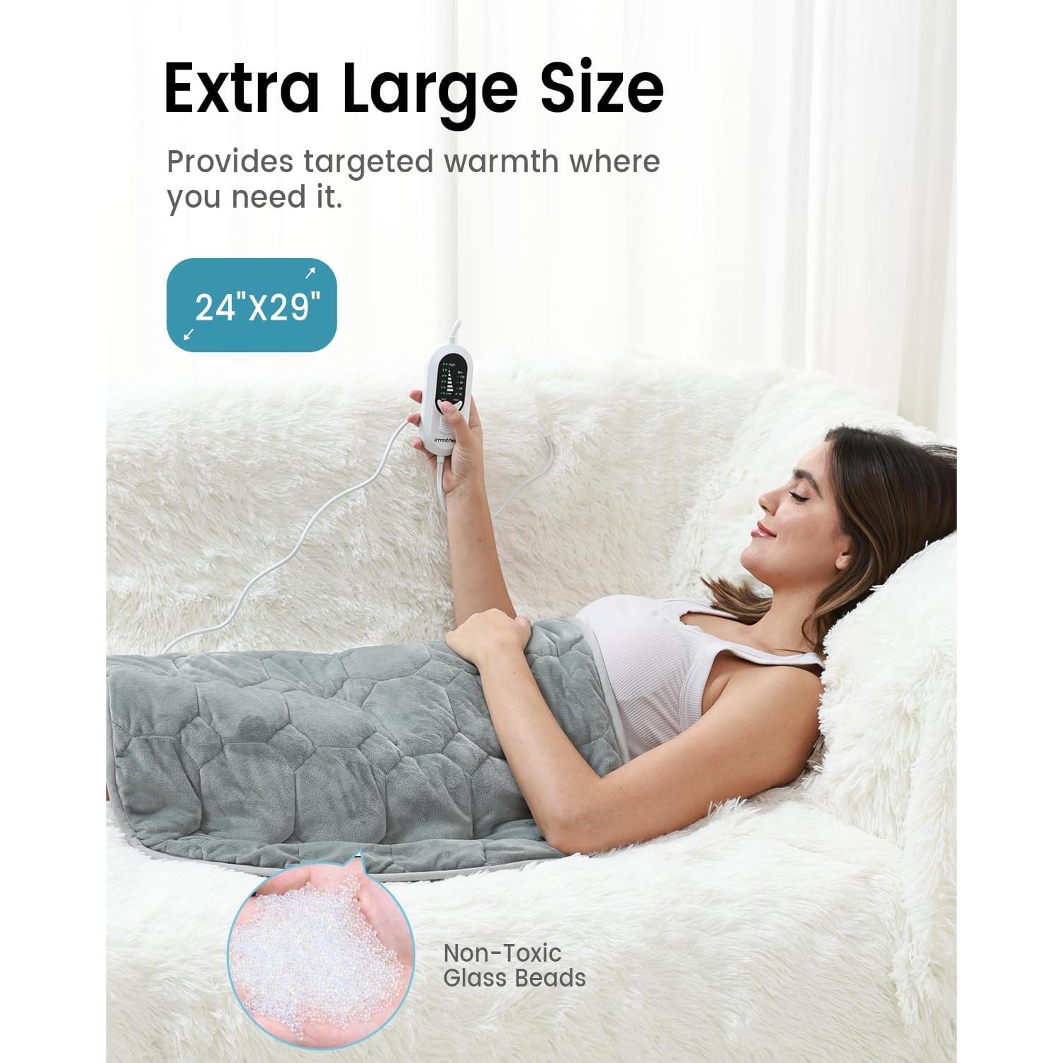 Almohadilla Térmica con Peso Immtree 3.18kg 73x60cm Alivio Dolor